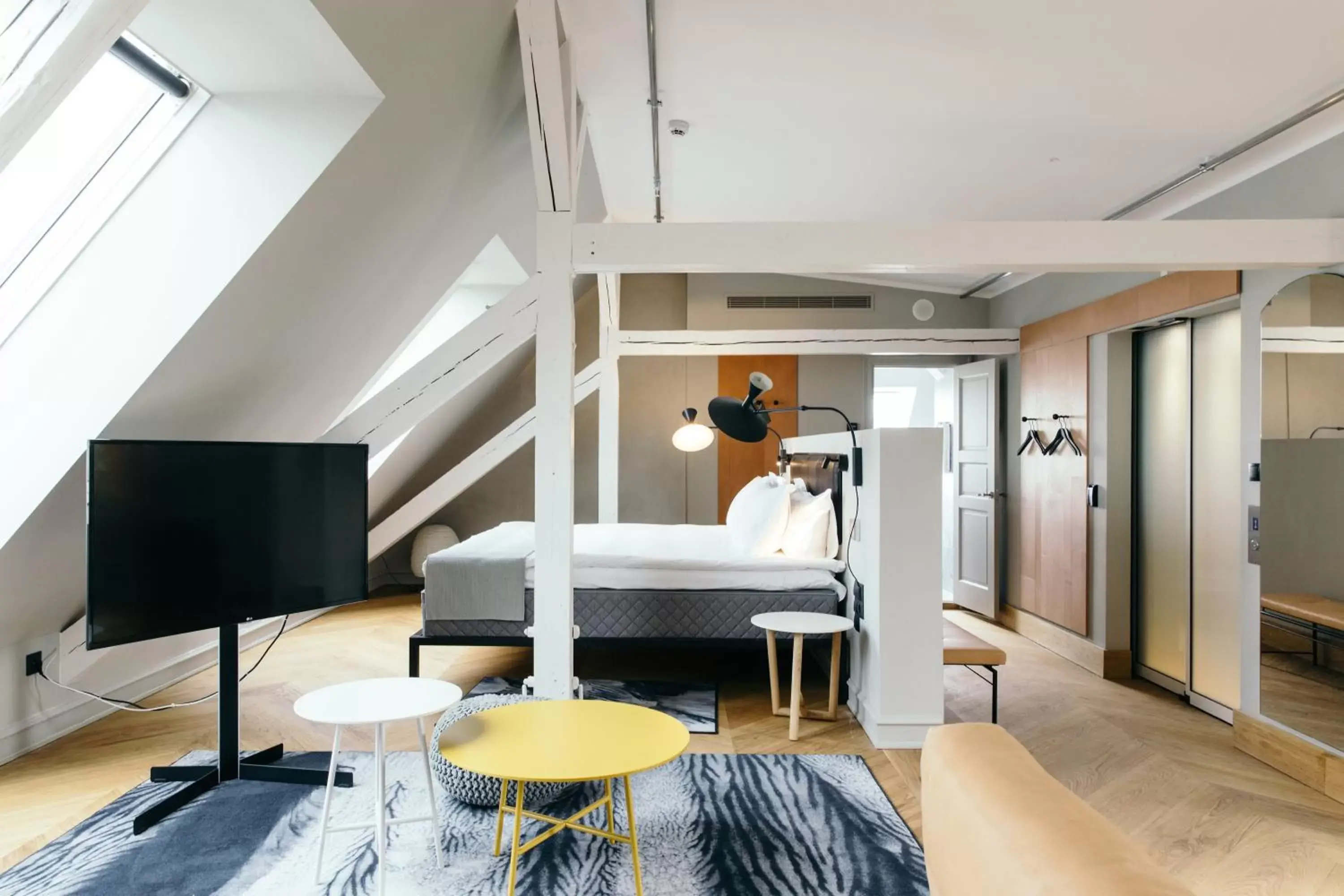 TV and multimedia, Seating Area in Nobis Hotel Copenhagen, a Member of Design Hotels™