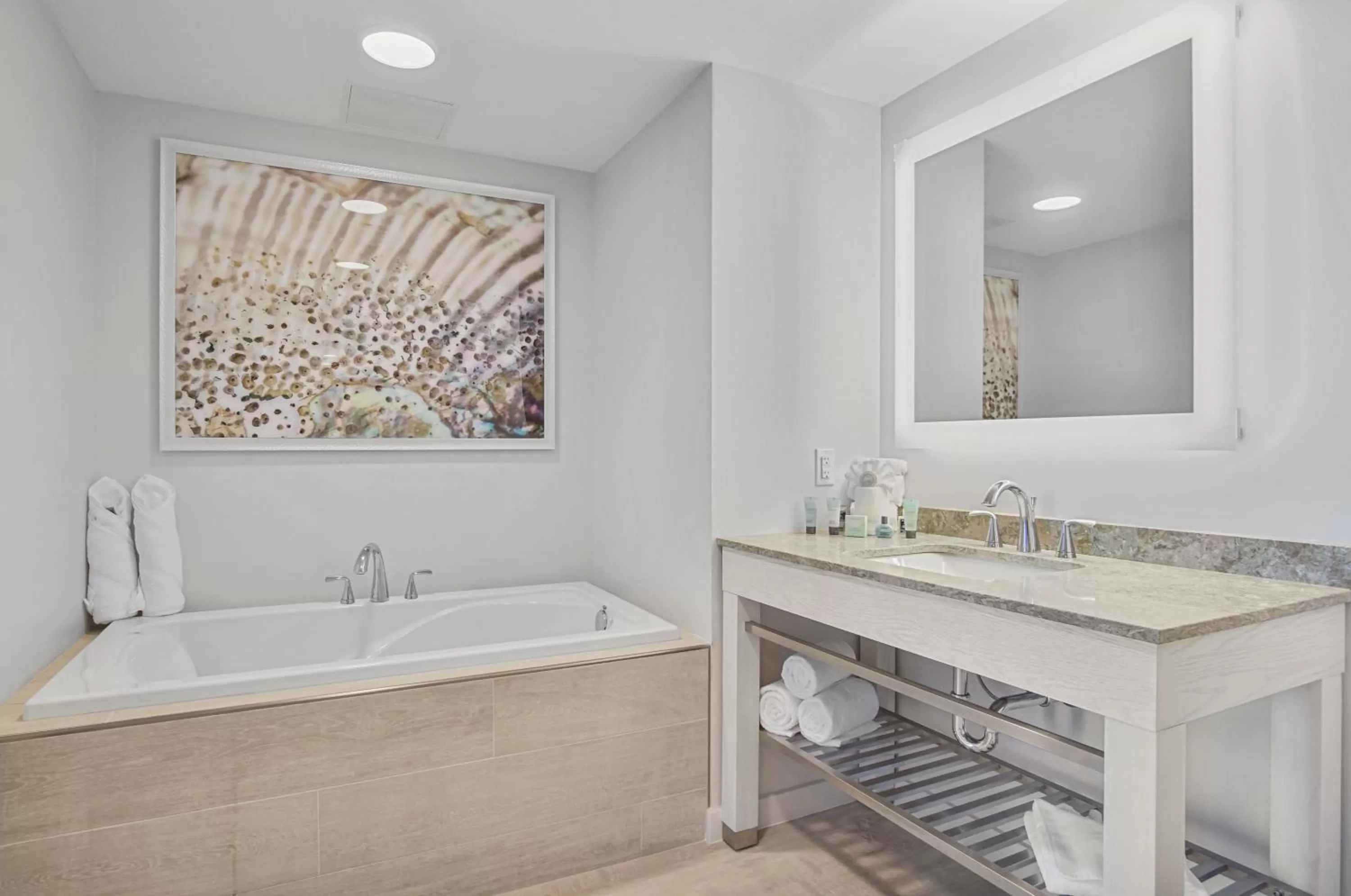 Bathroom in Daytona Grande Oceanfront Resort