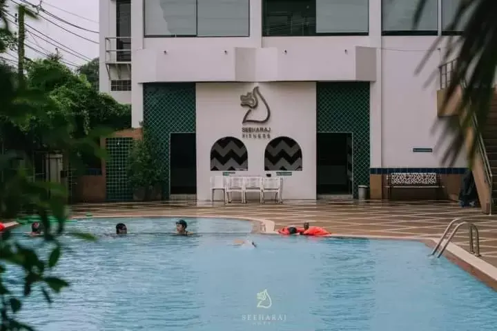 Swimming Pool in Seeharaj Hotel