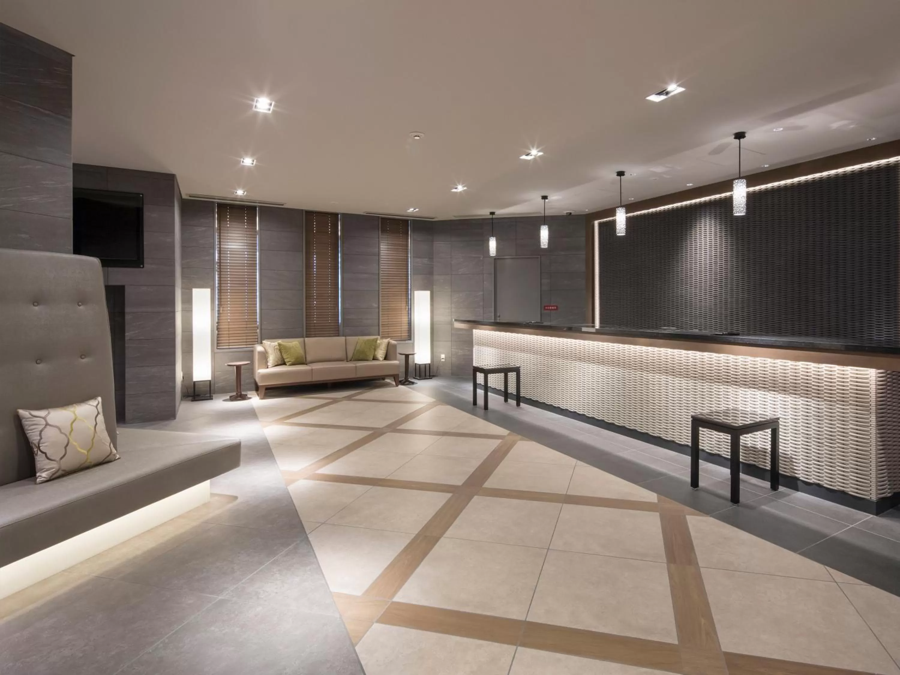 Lobby or reception in HOTEL MYSTAYS Midosuji Honmachi