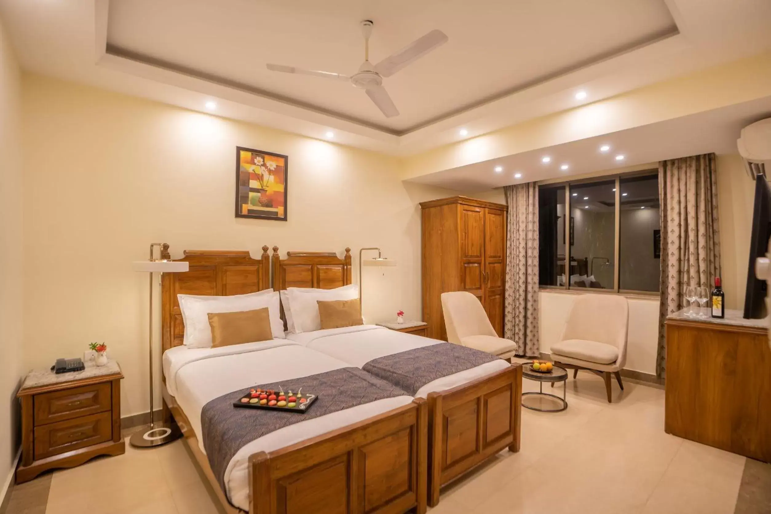 Bed in De Mandarin Beach Resort Suites & Villas, Candolim