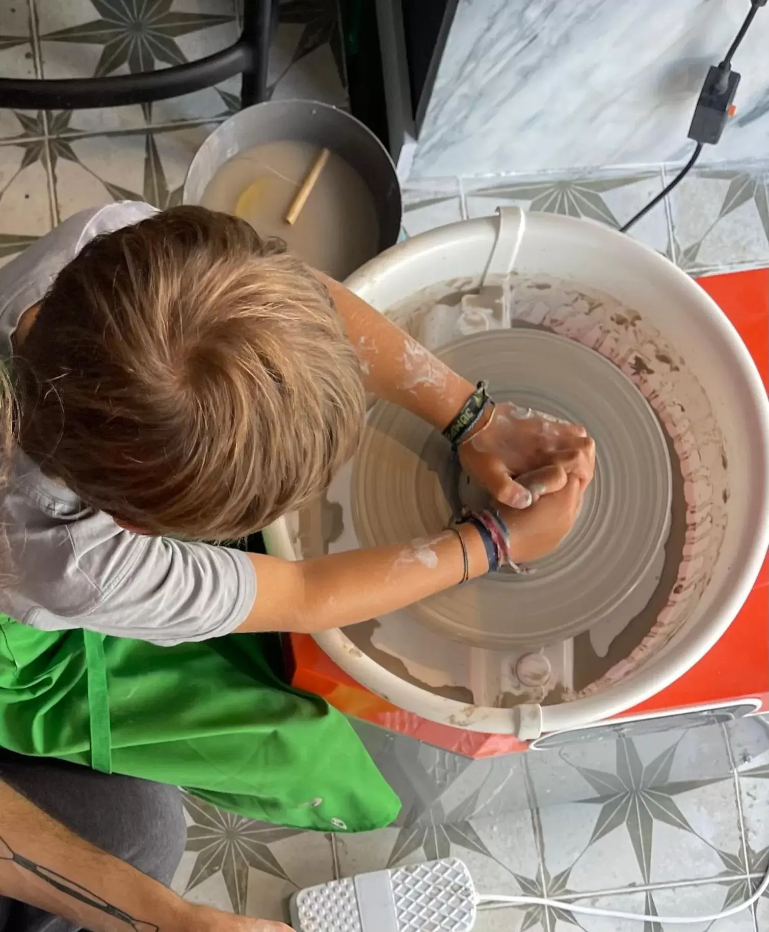 Activities, Children in 19 Tile Ceramic Concept