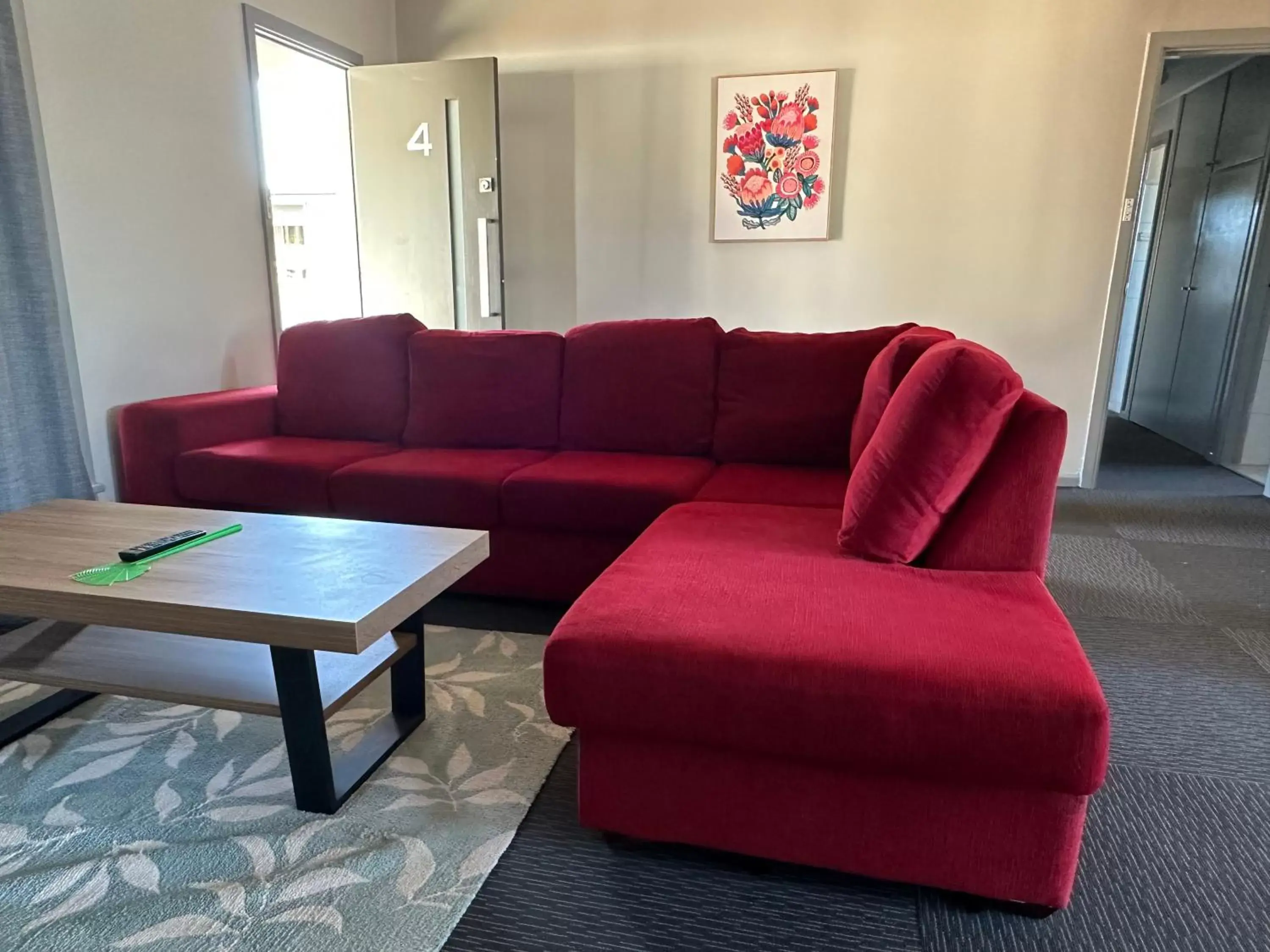 Seating Area in Copper City Motel