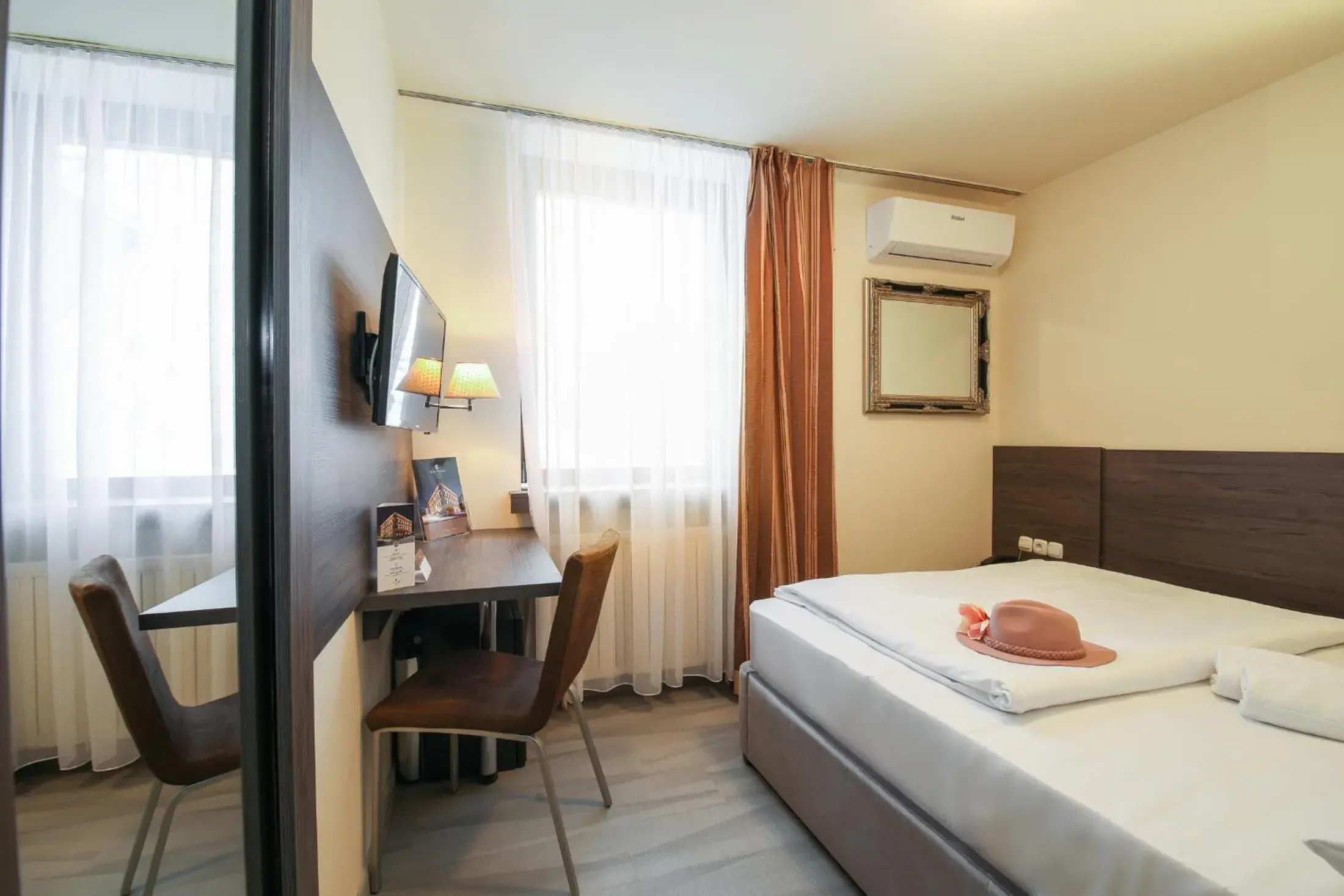 Bed in Hotel Evropa Bed in Hotel Evropa