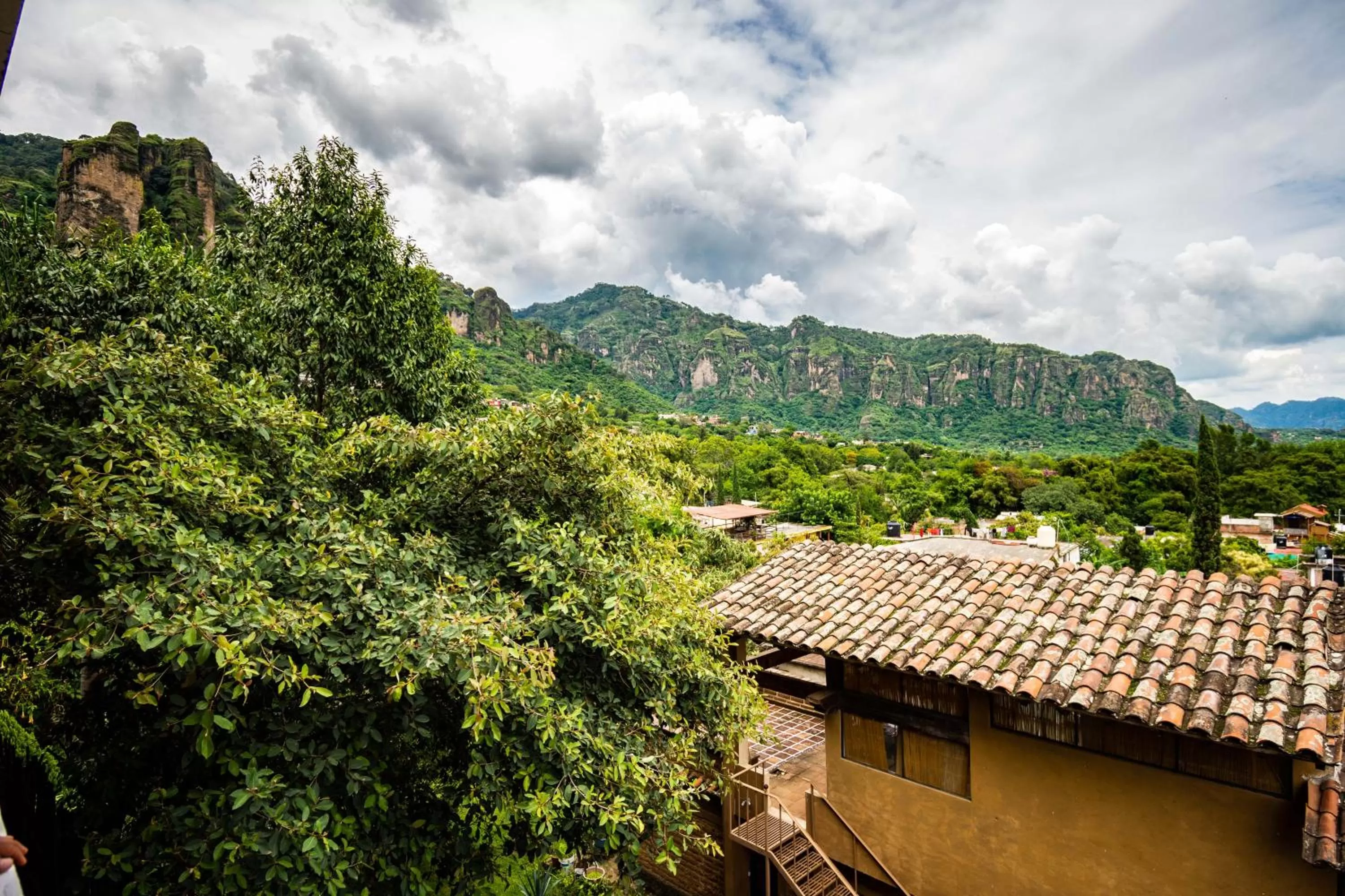 Balcony/Terrace, Mountain View in La Pirámide del Tepozteco