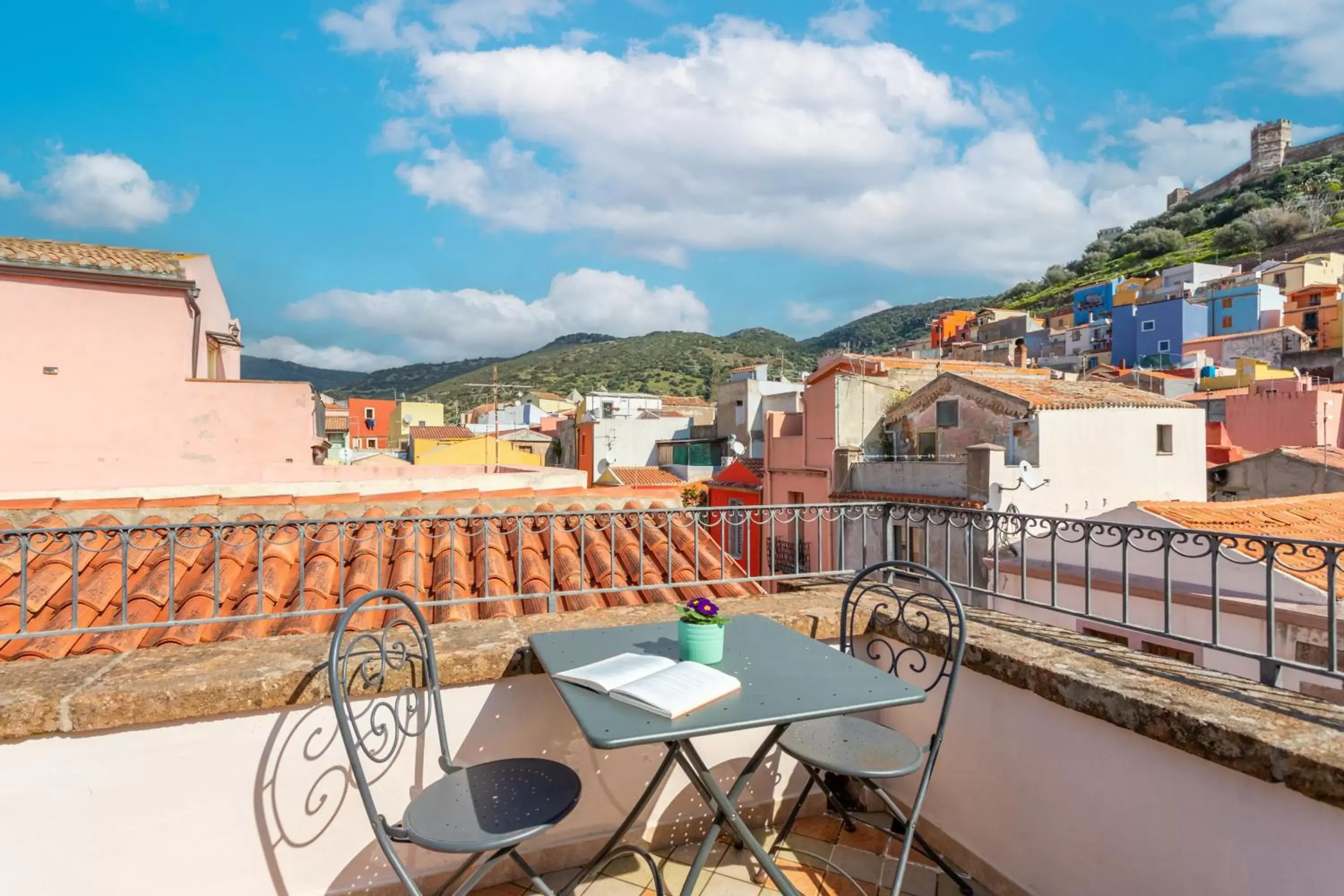 View (from property/room), Balcony/Terrace in Locanda di Corte