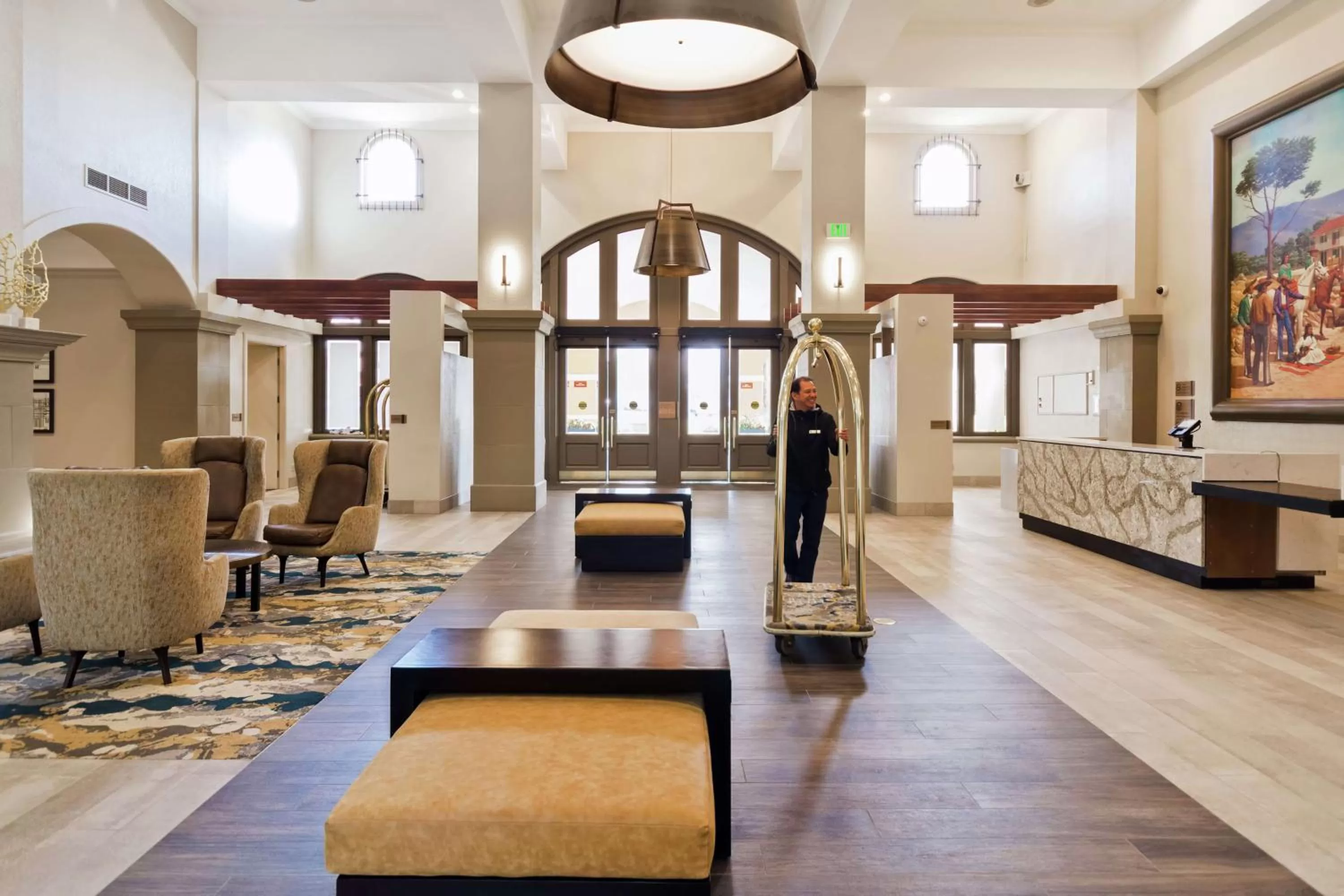 Lobby or reception in Embassy Suites by Hilton Milpitas Silicon Valley