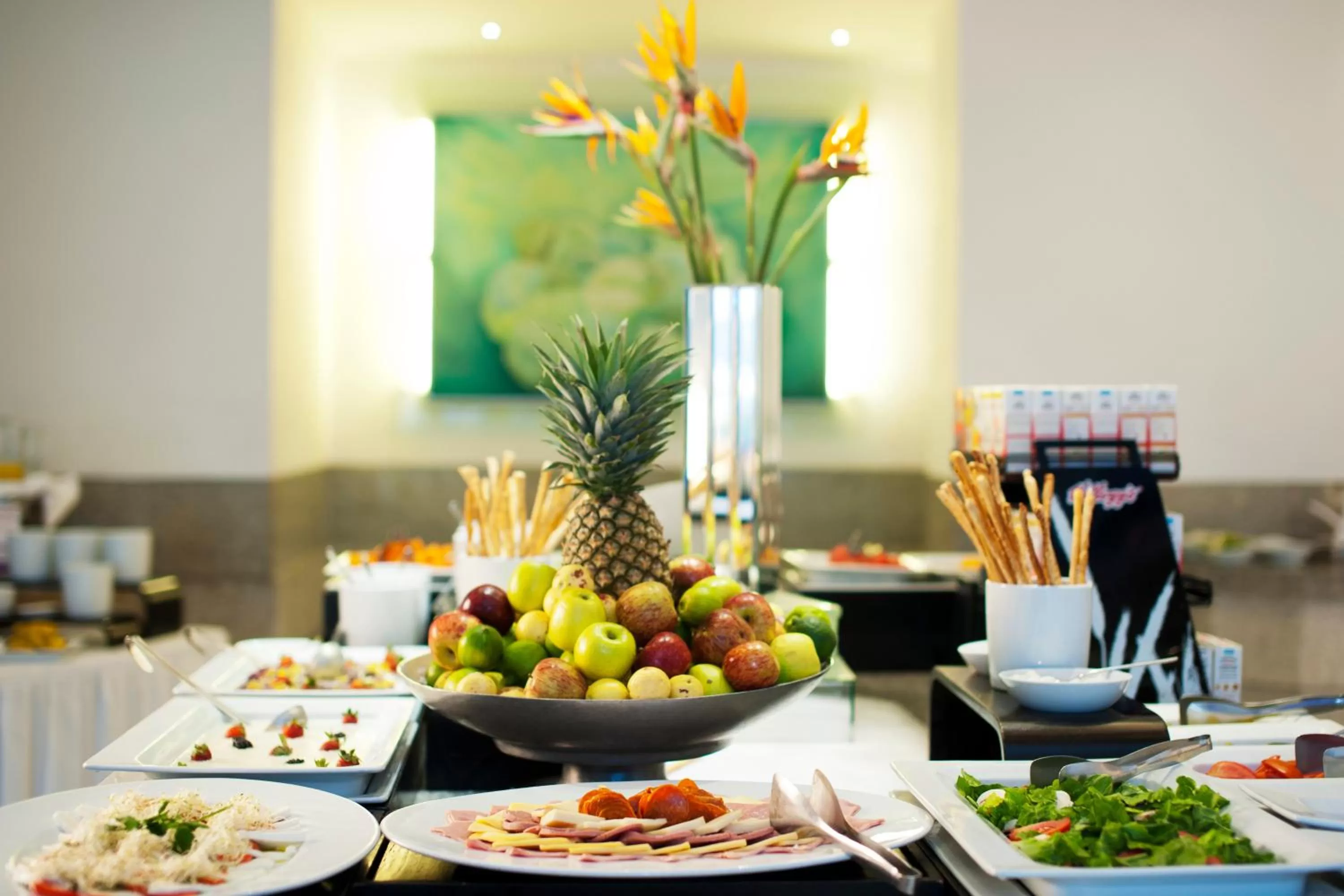 Buffet breakfast in HS HOTSSON Hotel Leon