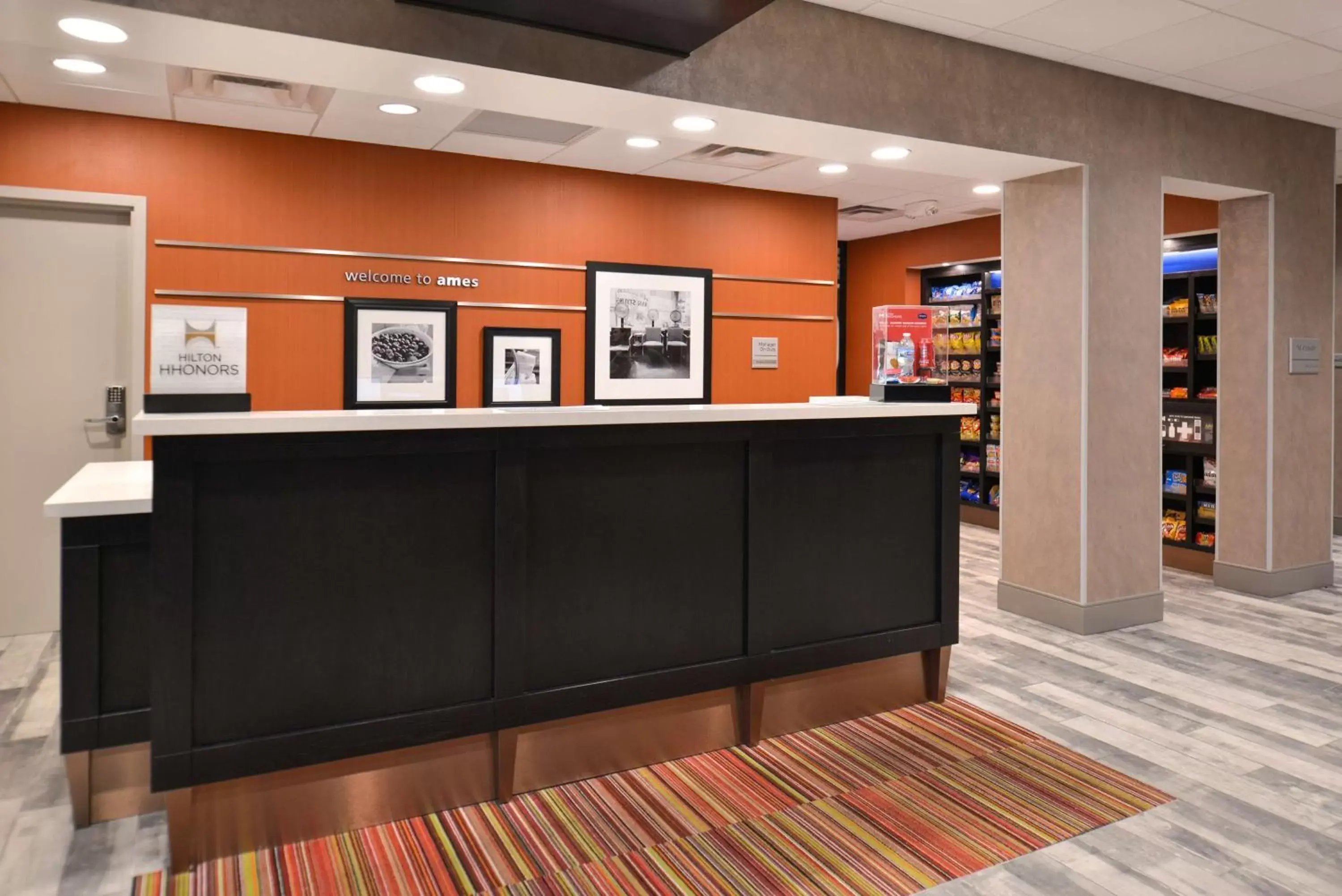 Lobby or reception in Hampton Inn and Suites Ames, IA Lobby or reception in Hampton Inn and Suites Ames, IA