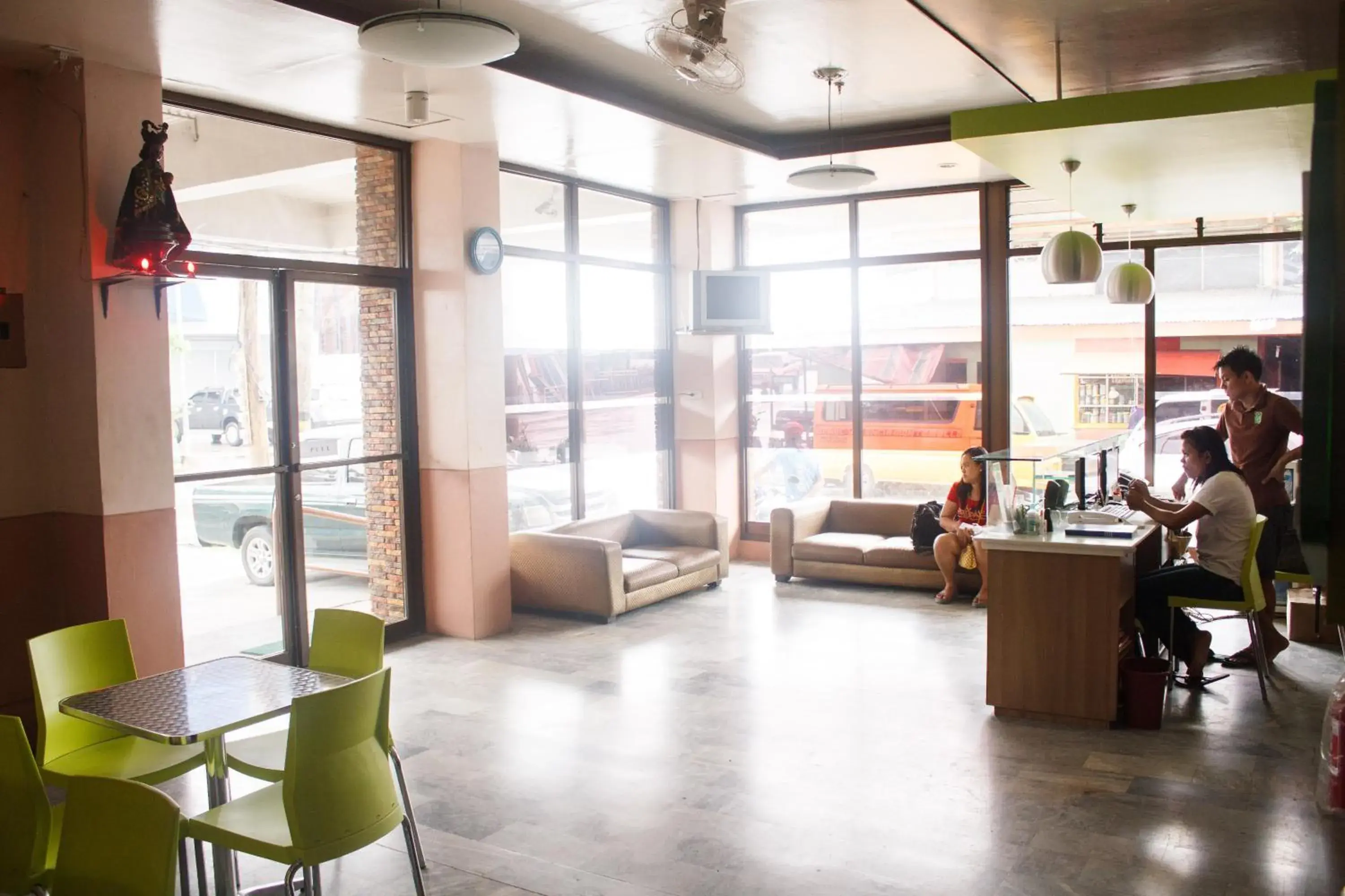 Lobby or reception in GV Hotel - Ormoc Lobby or reception in GV Hotel - Ormoc