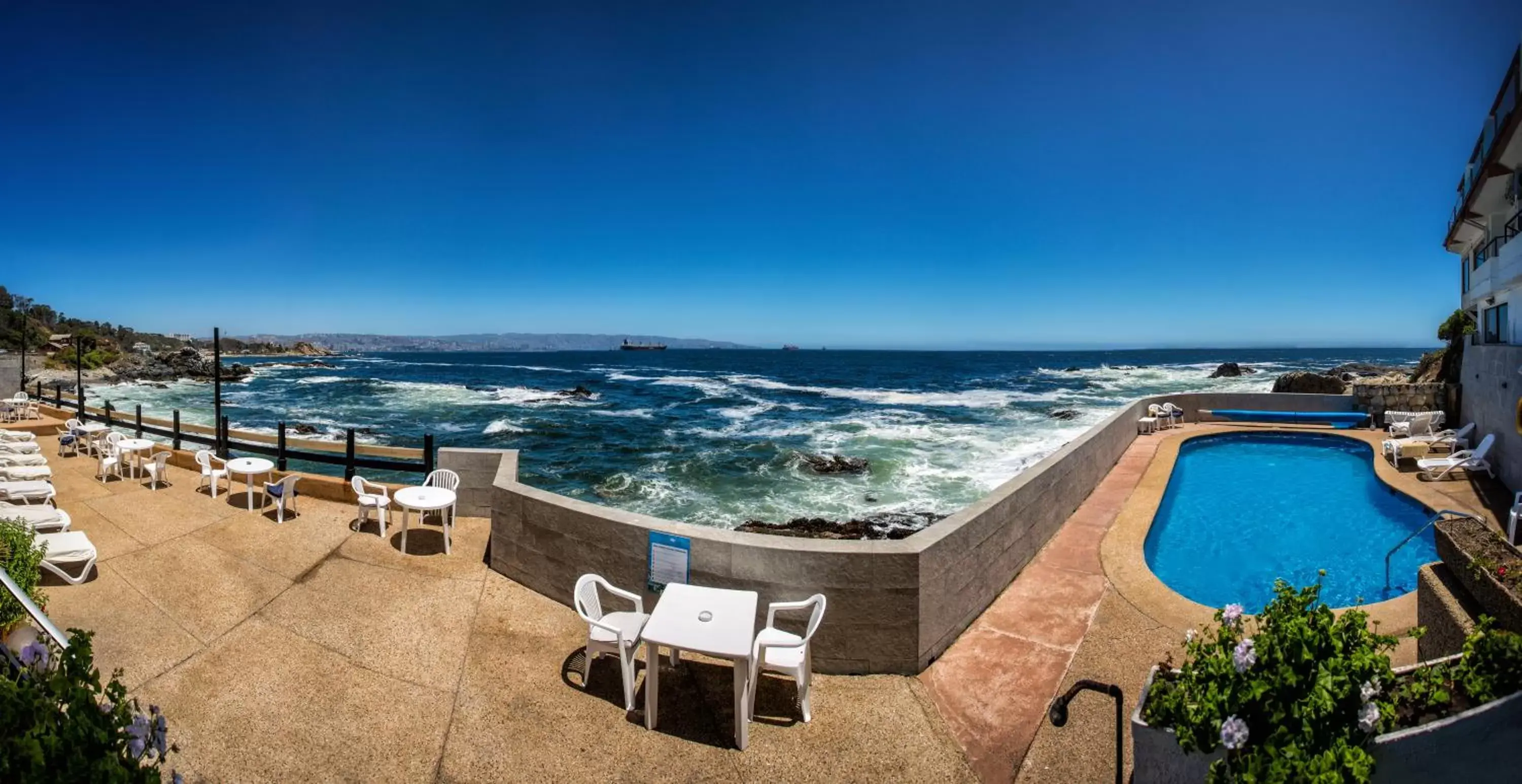 Pool View in Hotel Oceanic