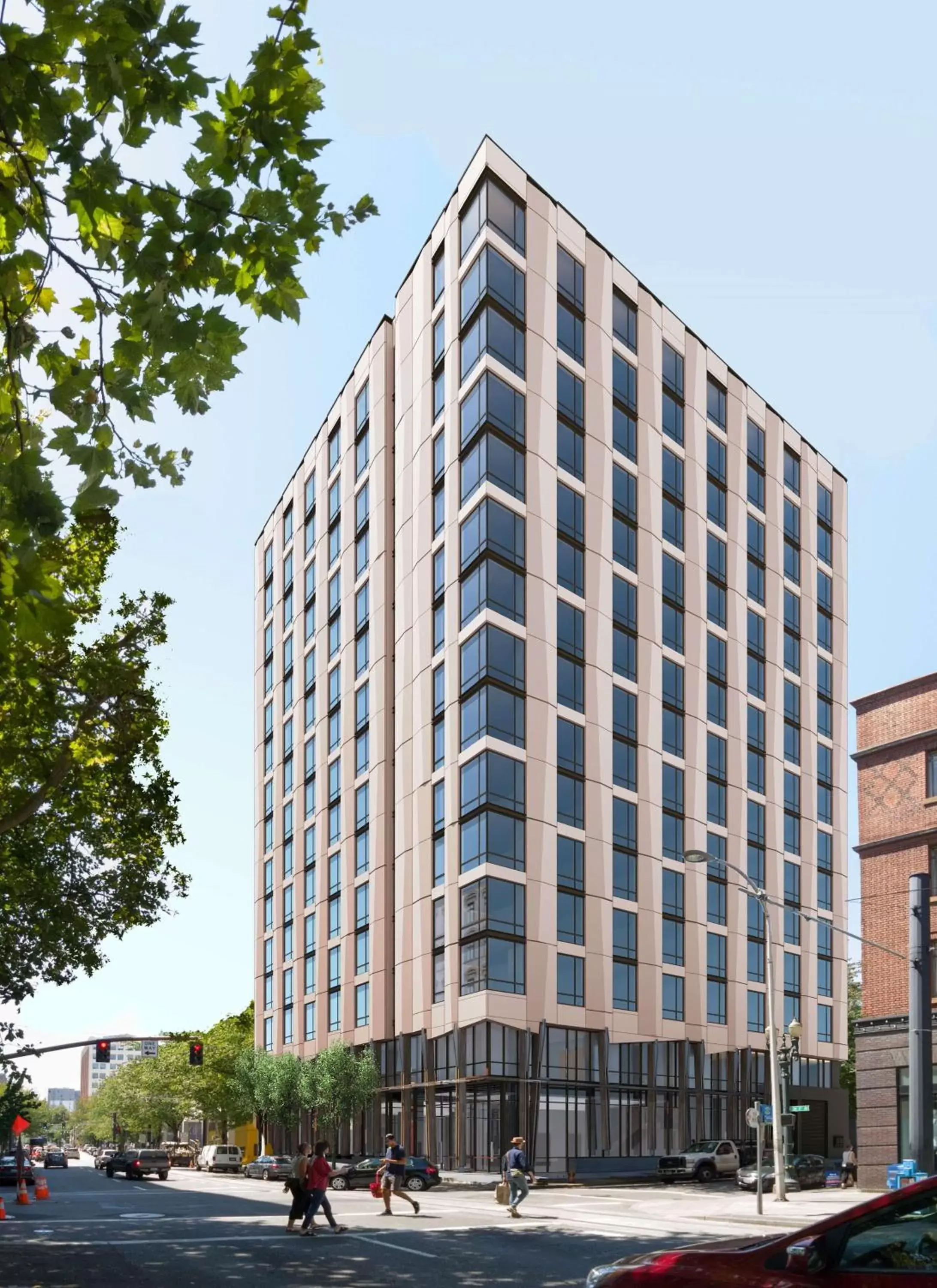 Property building in Hyatt Centric Downtown Portland Property building in Hyatt Centric Downtown Portland