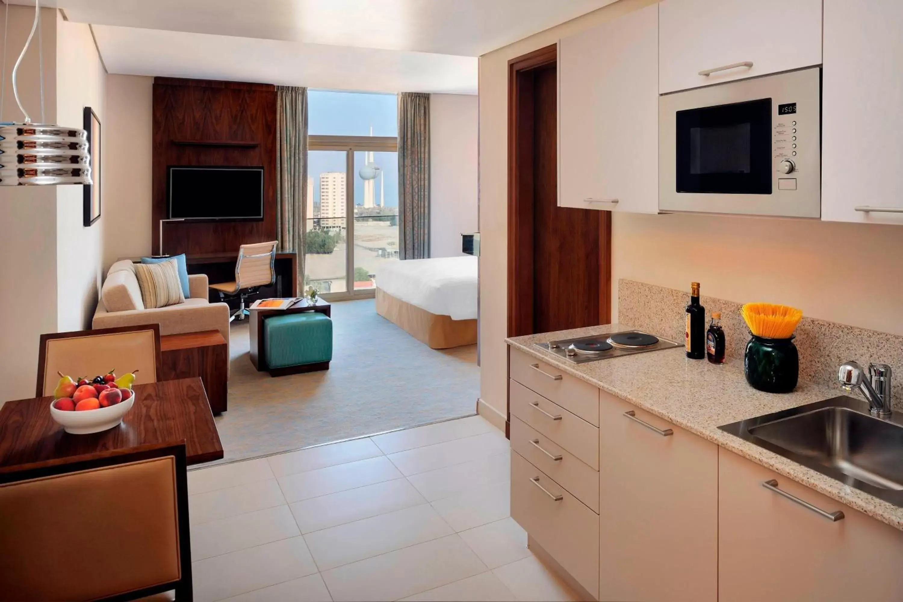 Photo of the whole room, Kitchen/Kitchenette in Residence Inn by Marriott Kuwait City