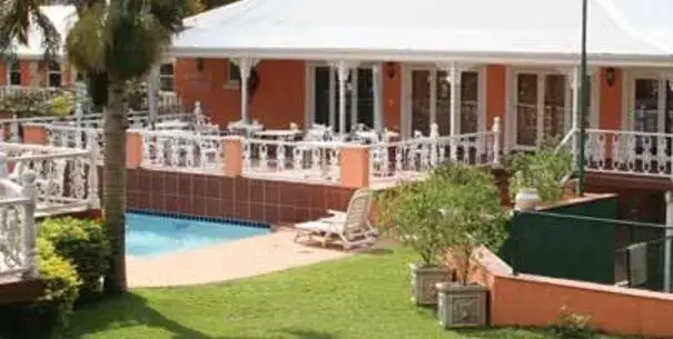 Patio, Property Building in Sica's Guest House