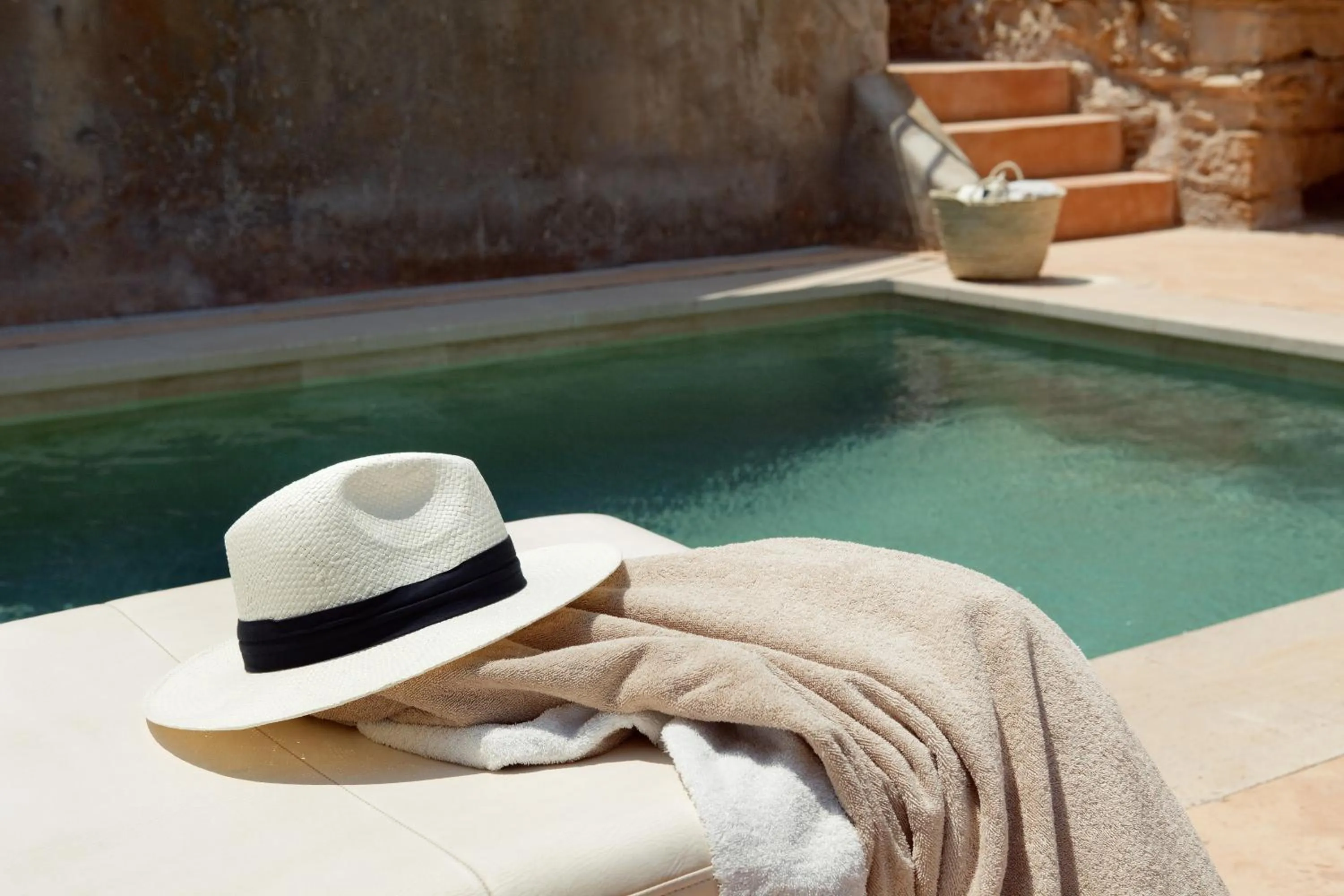 Swimming pool in Cap Rocat, a Small Luxury Hotel of the World