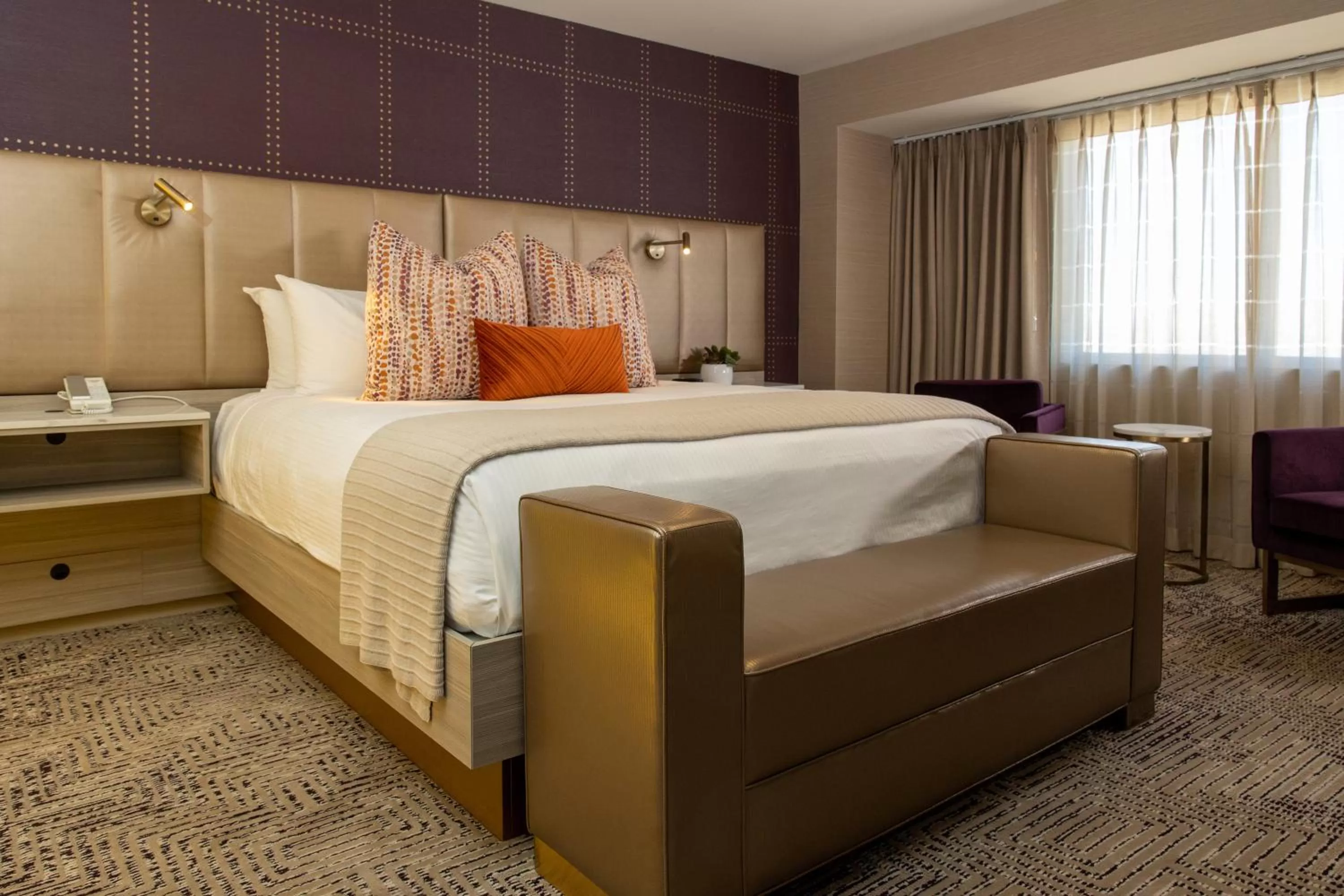 Bedroom, Bed in SAHARA Las Vegas