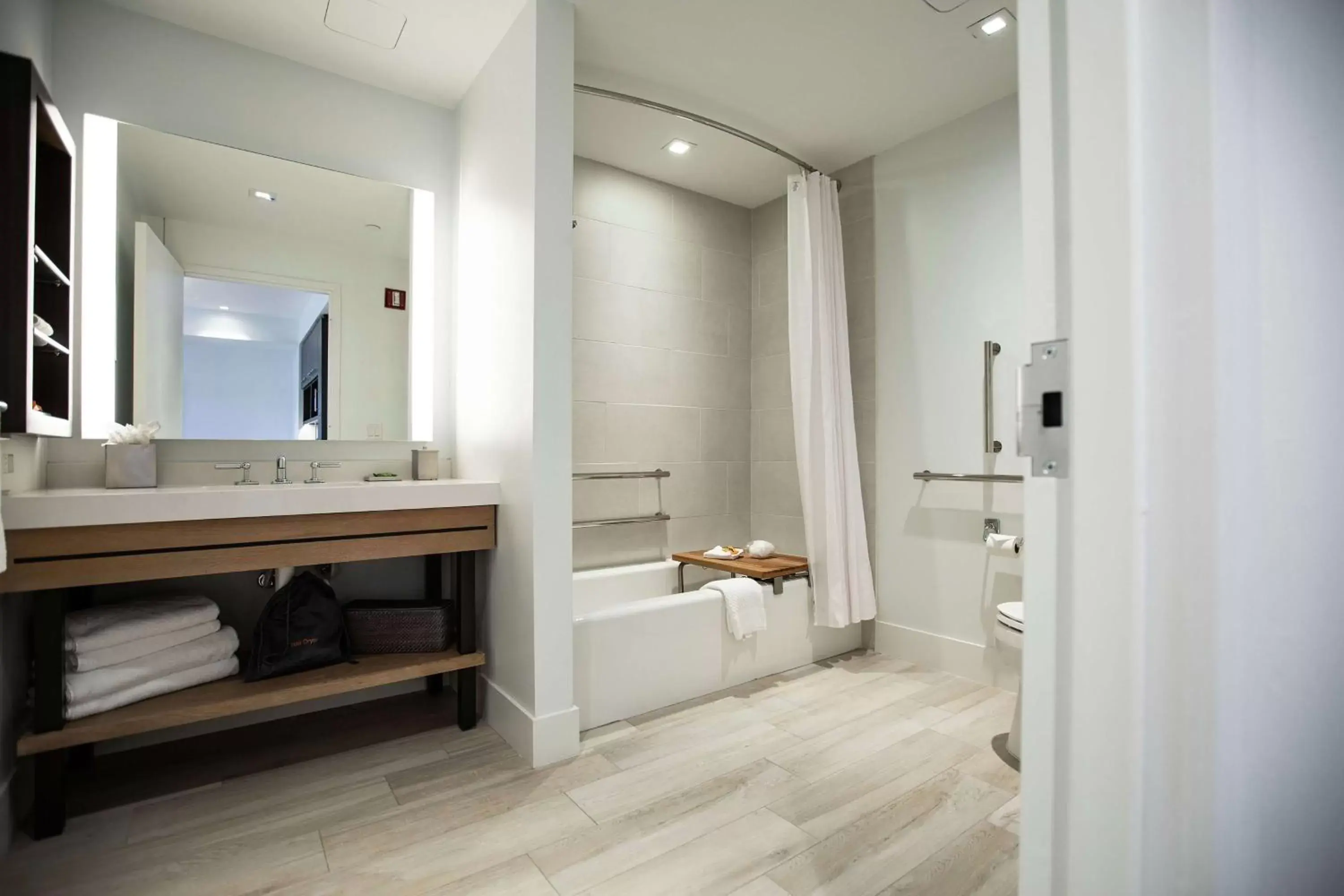 Bathroom in Canopy By Hilton Dallas Uptown
