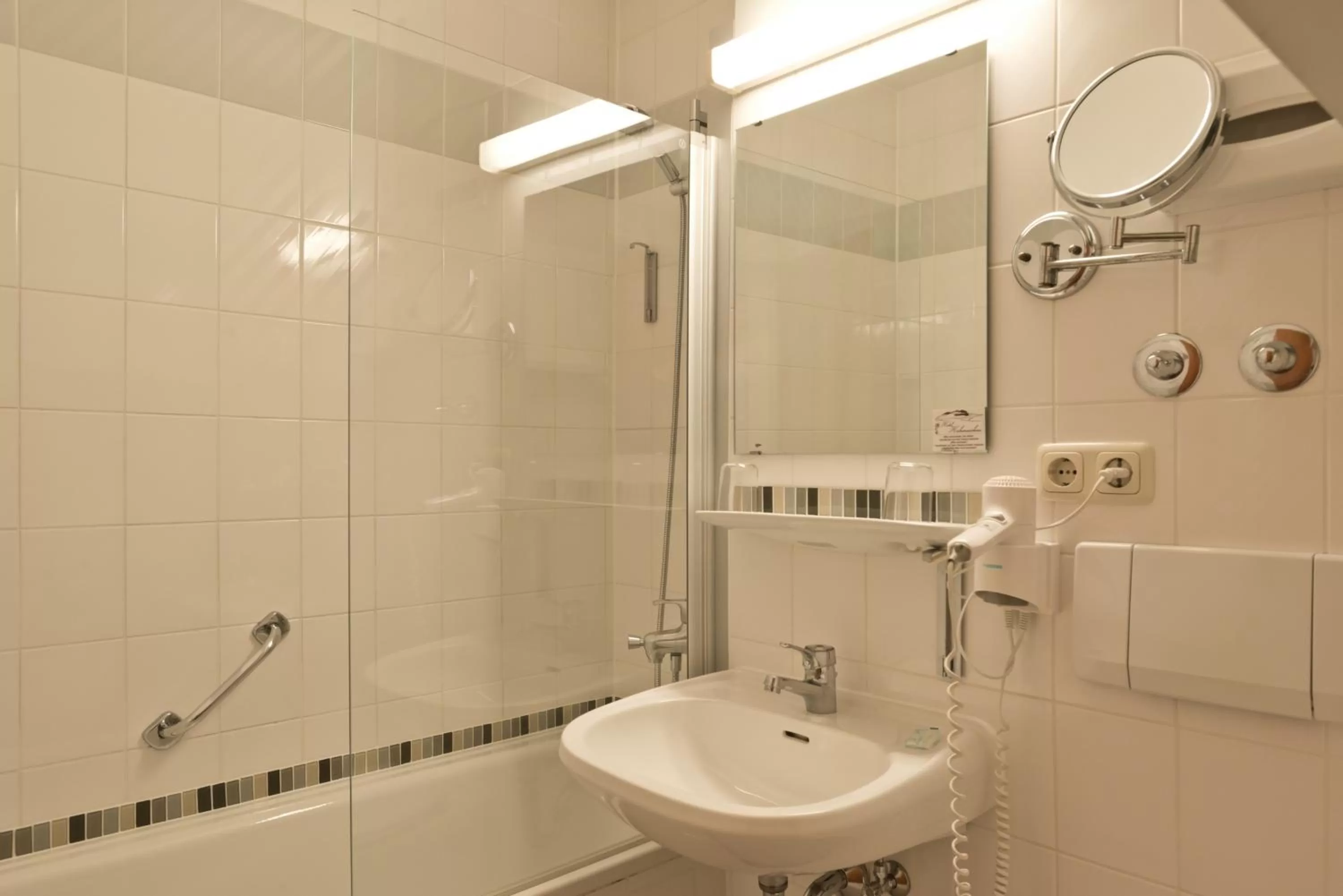 Shower, Bathroom in Hotel Hohenaschau