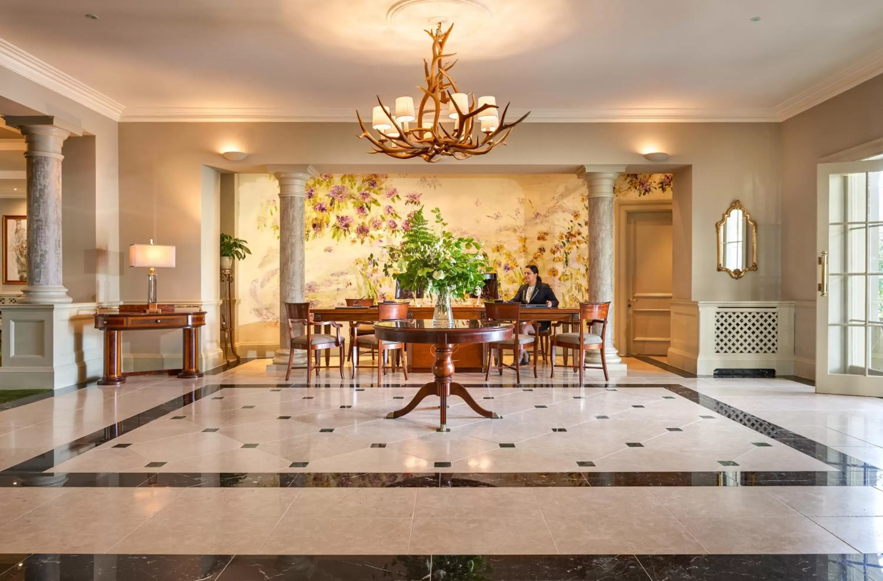 Lobby or reception in Sheen Falls Lodge Lobby or reception in Sheen Falls Lodge