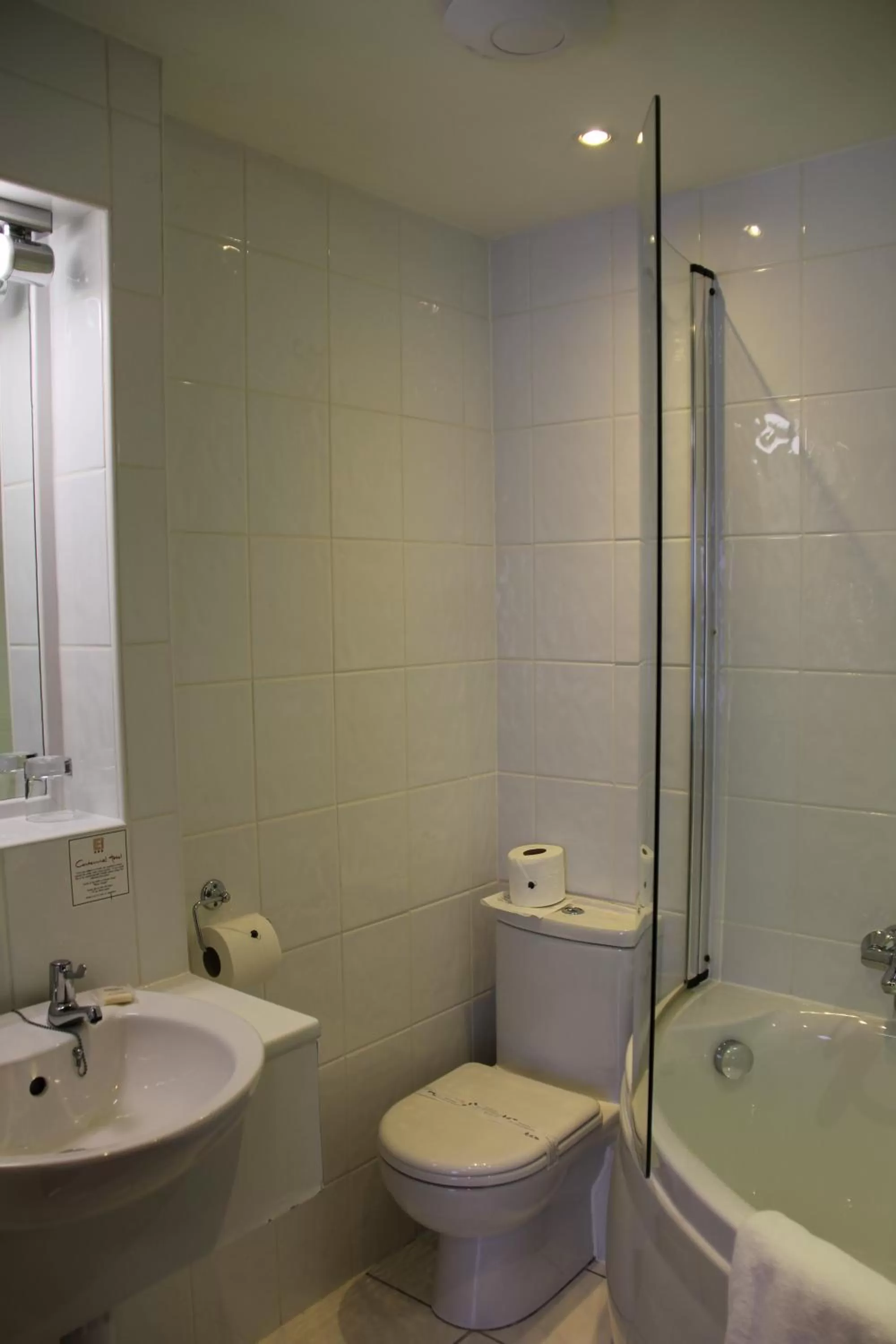 Shower in Centennial Hotel