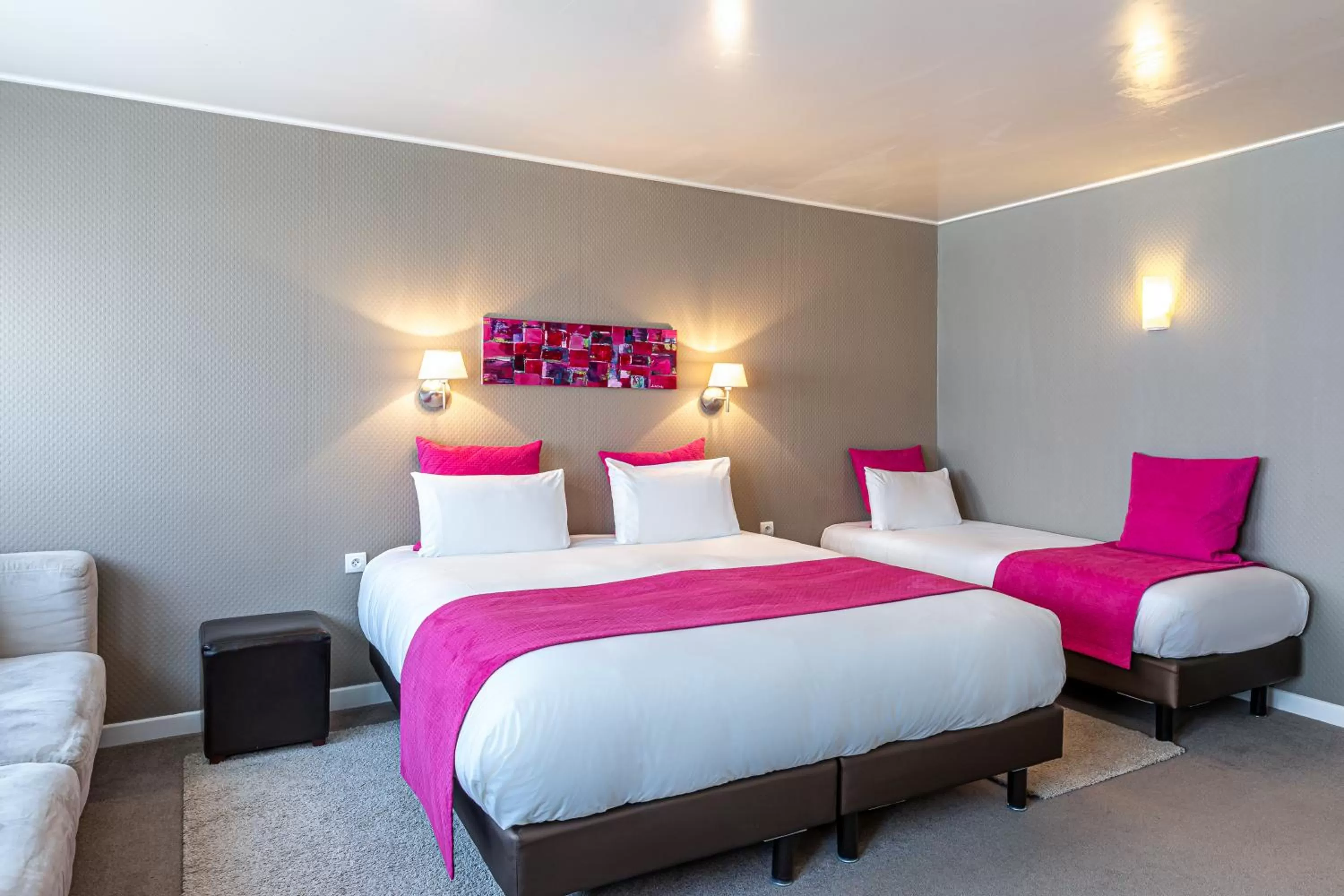 Bedroom, Bed in Hotel Des Dunes