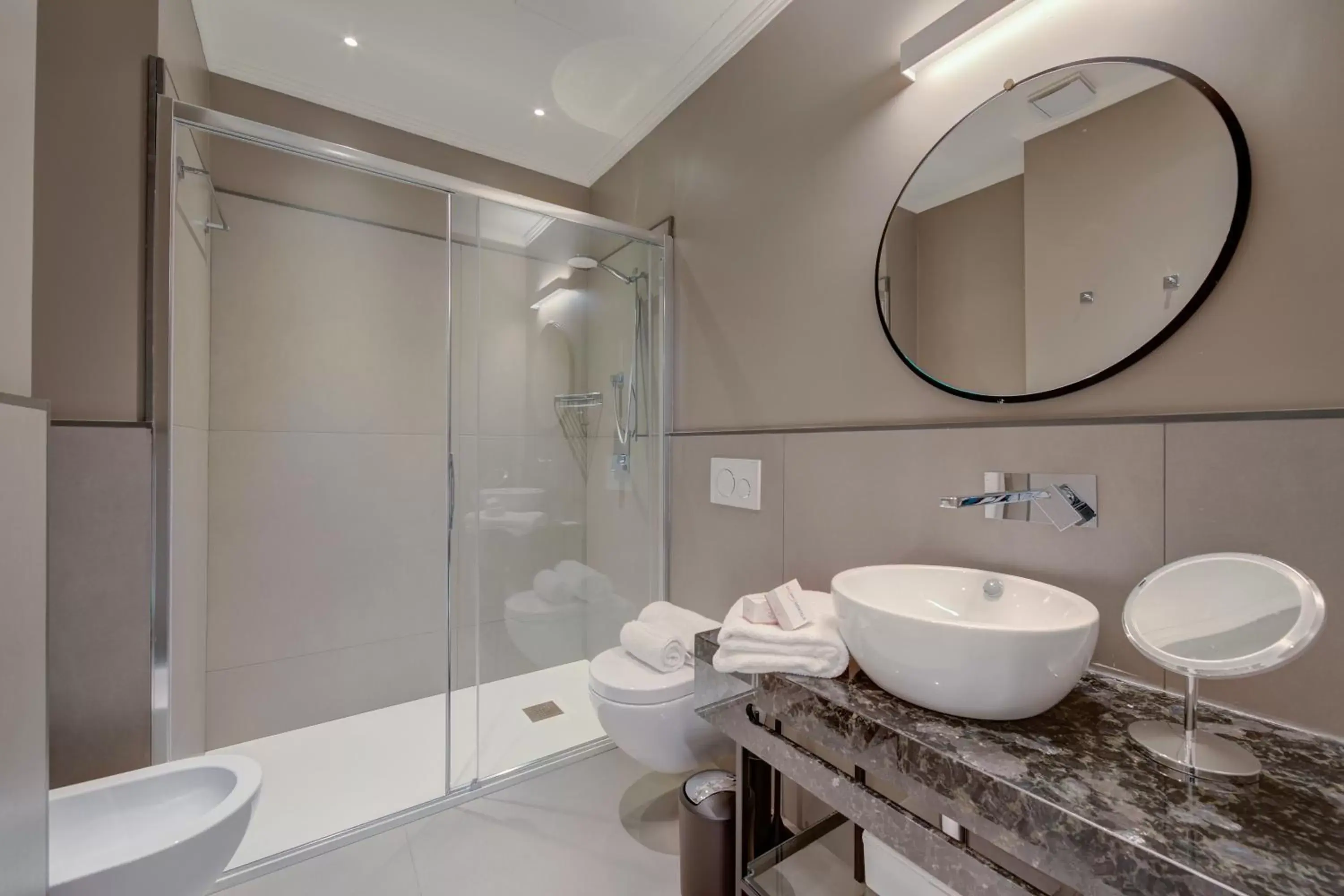 Bathroom in Boutique Central Apartments- Happy Rentals