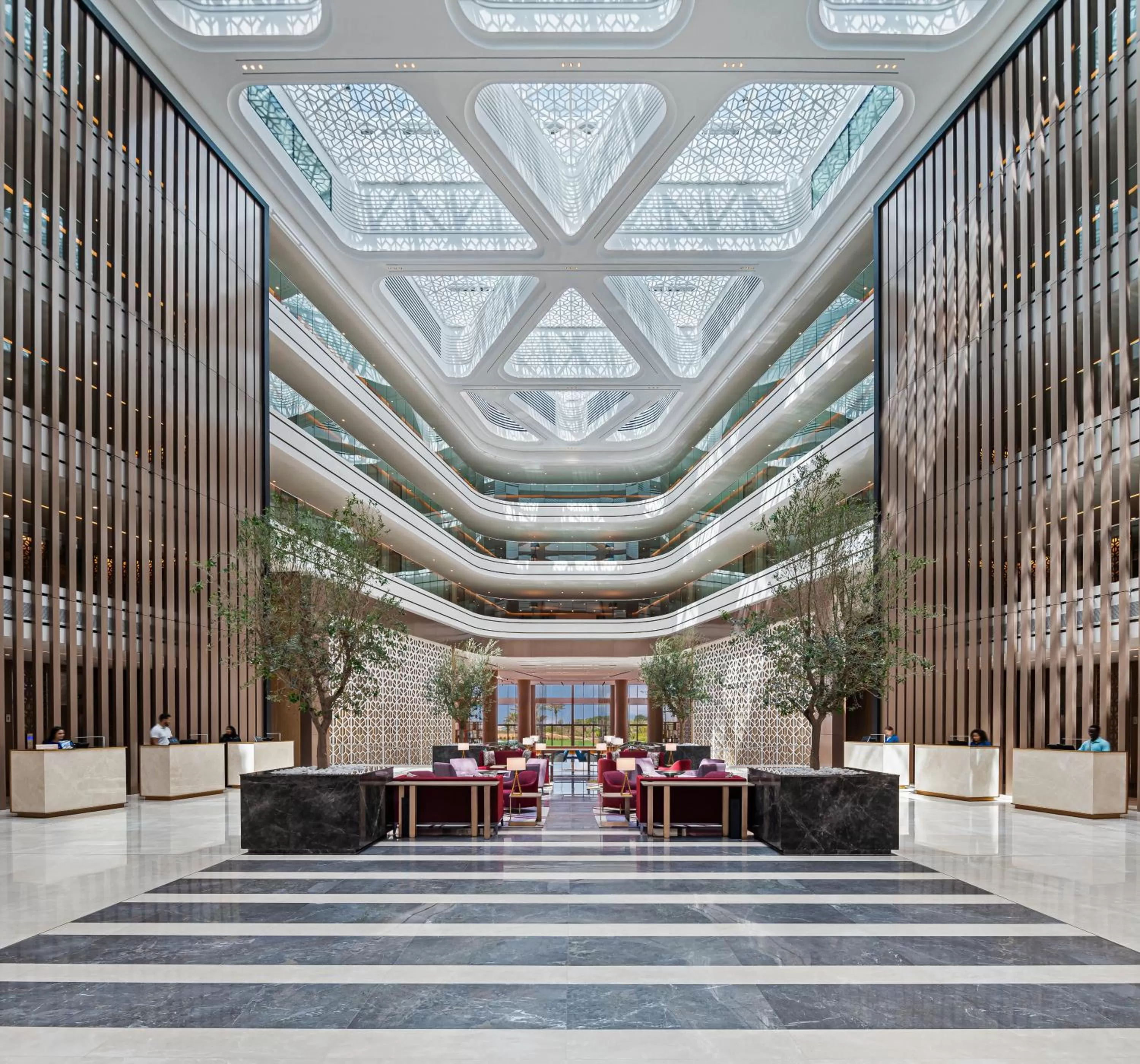 Lobby or reception in JA Lake View Hotel, Dubai