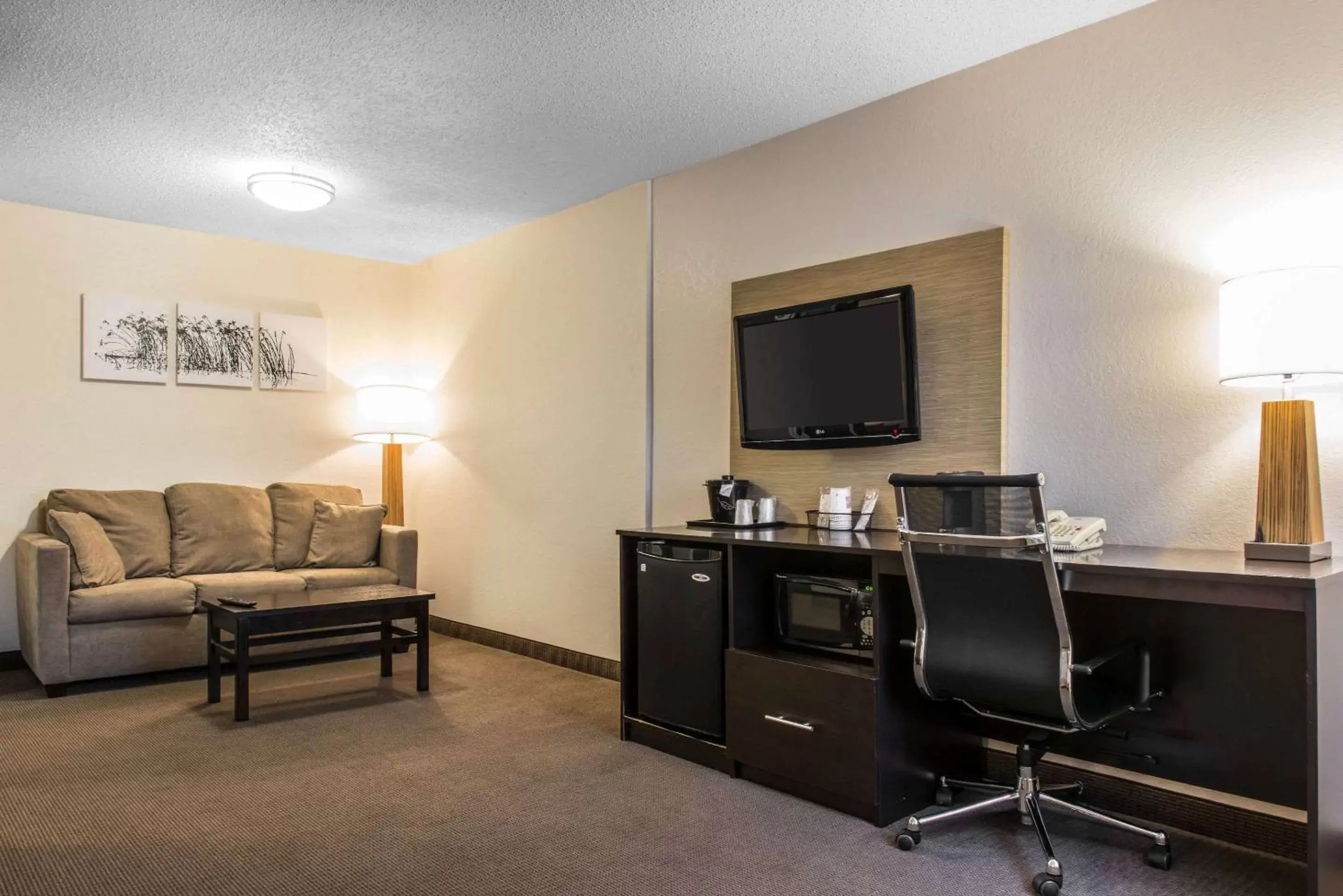 Photo of the whole room, TV/Entertainment Center in Sleep Inn & Suites Pittsburgh