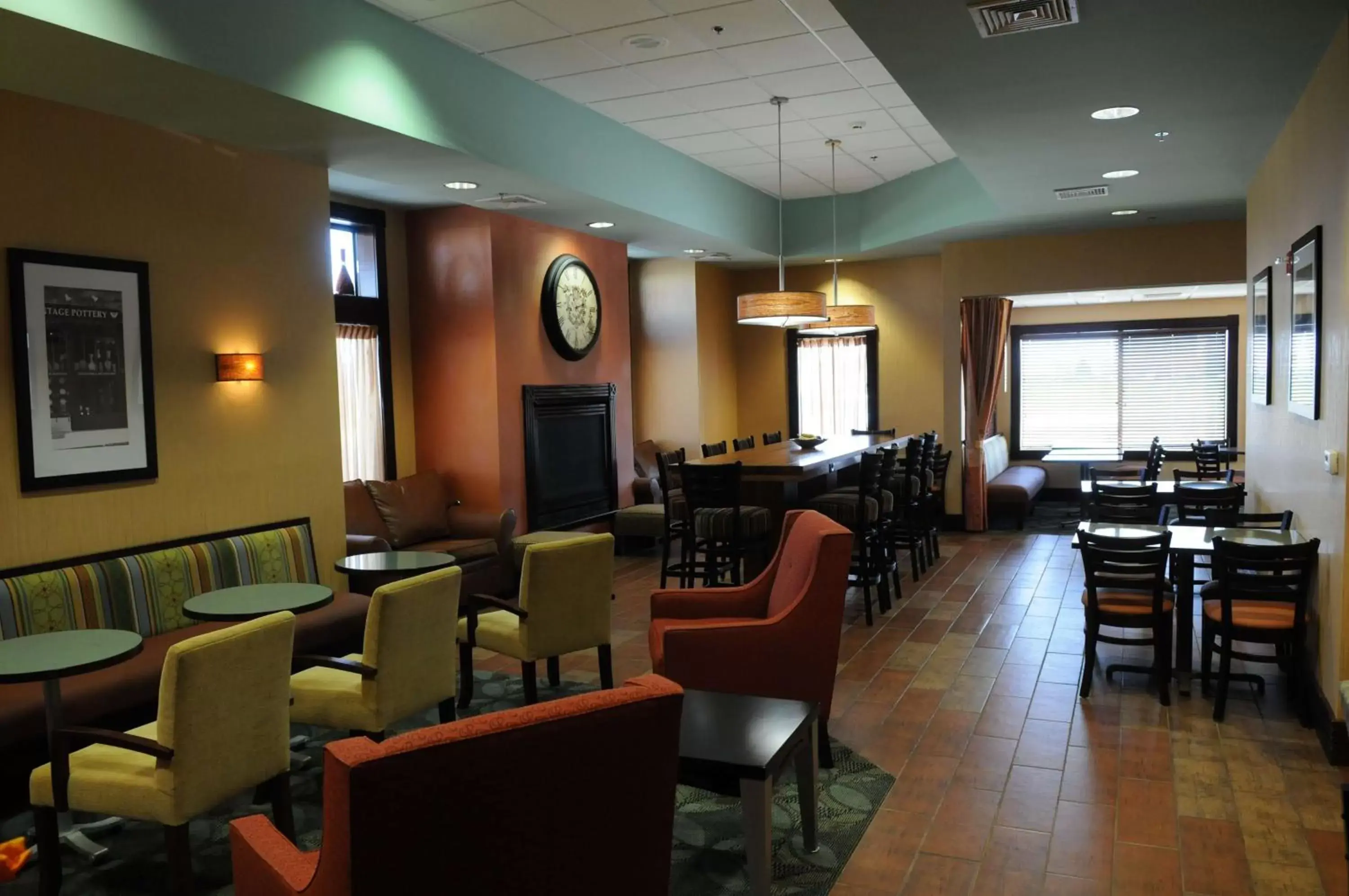 Lobby or reception, Restaurant/Places to Eat in Hampton Inn Birch Run