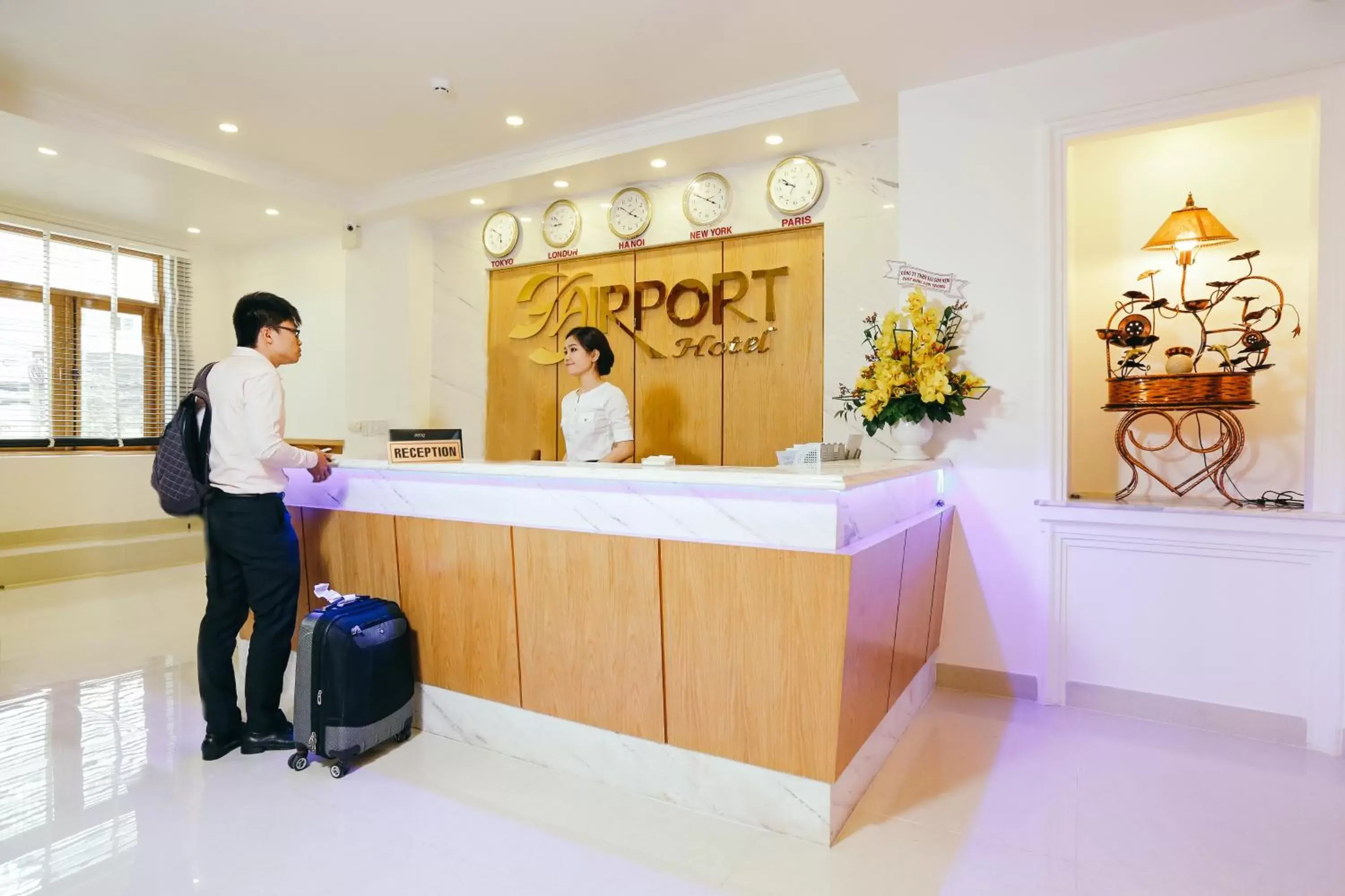 Staff, Lobby/Reception in The Airport Hotel