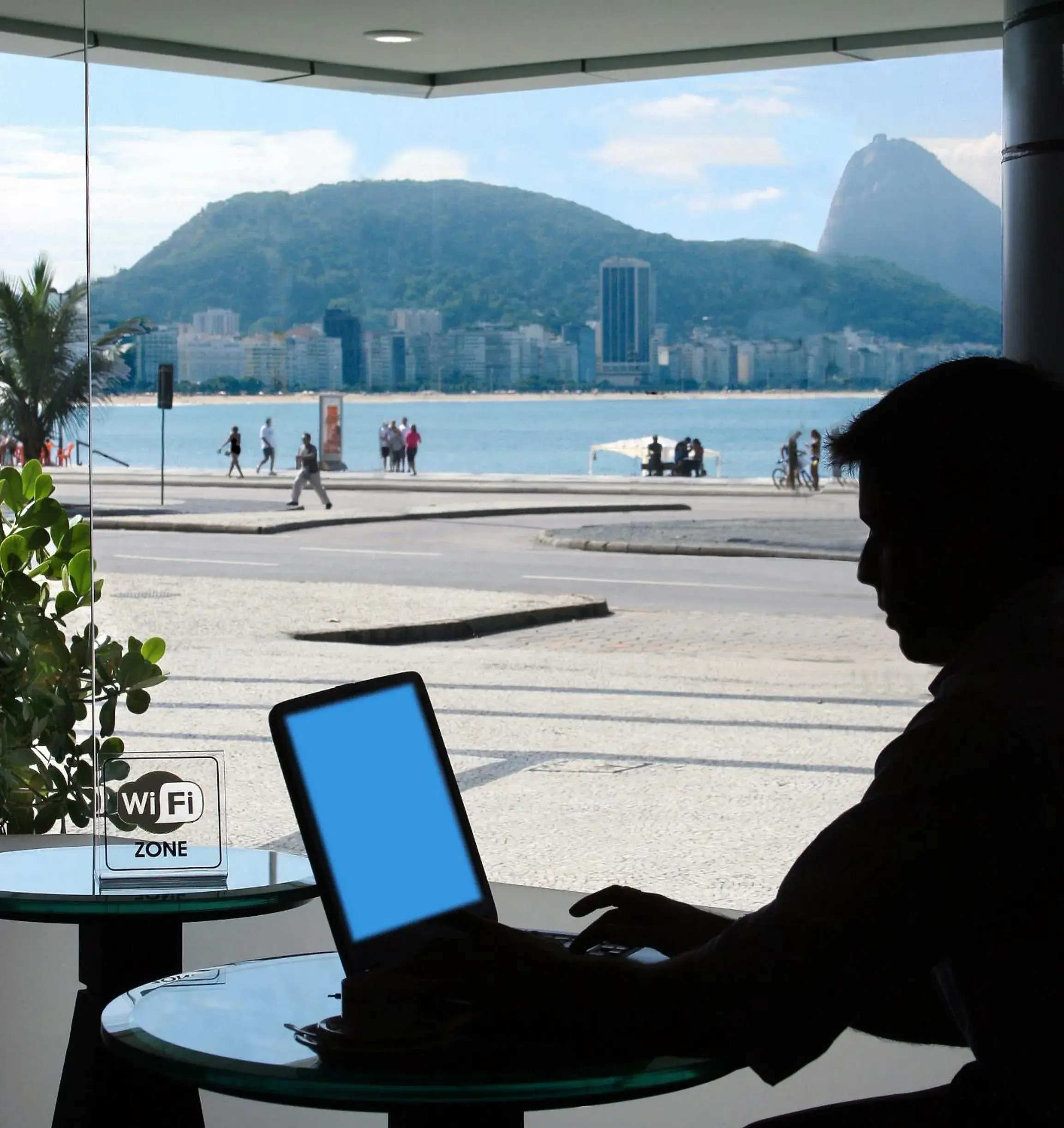 Lobby or reception in Orla Copacabana Hotel