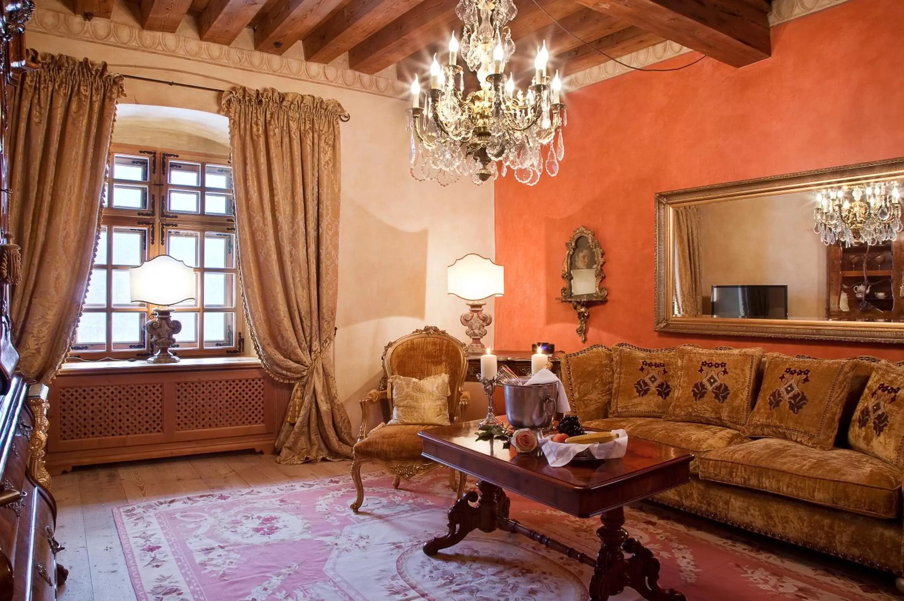 Living room, Seating Area in Schloss Matzen