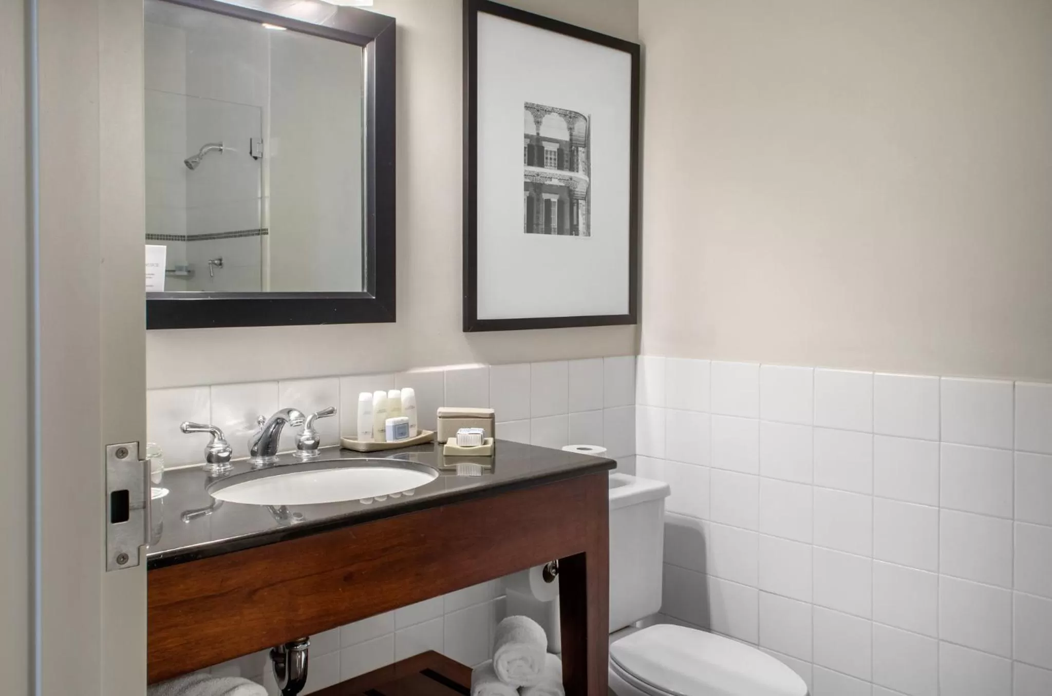 Bathroom in Riverfront Hotel New Orleans