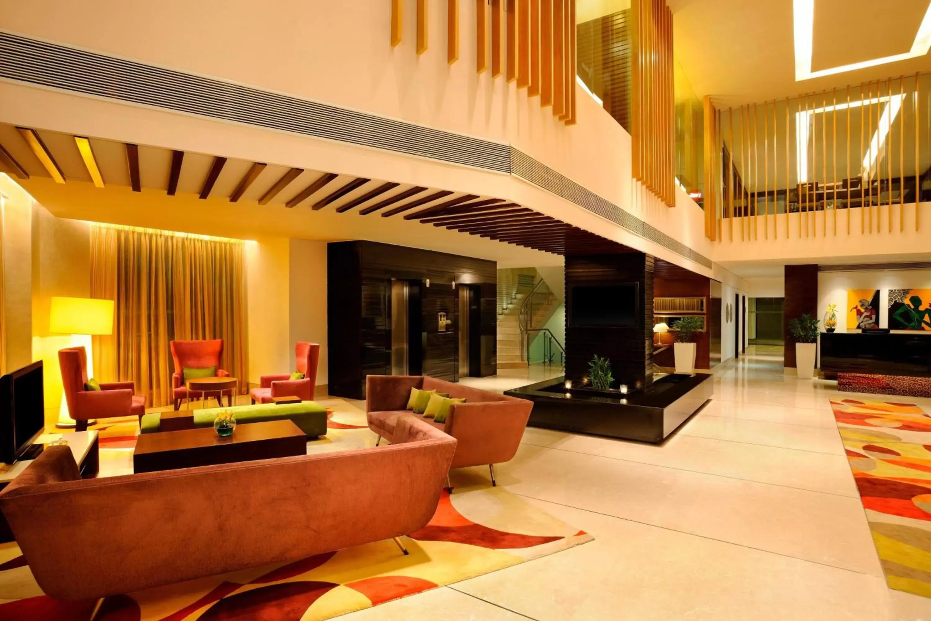 Lobby or reception, Lobby/Reception in Four Points by Sheraton Ahmedabad