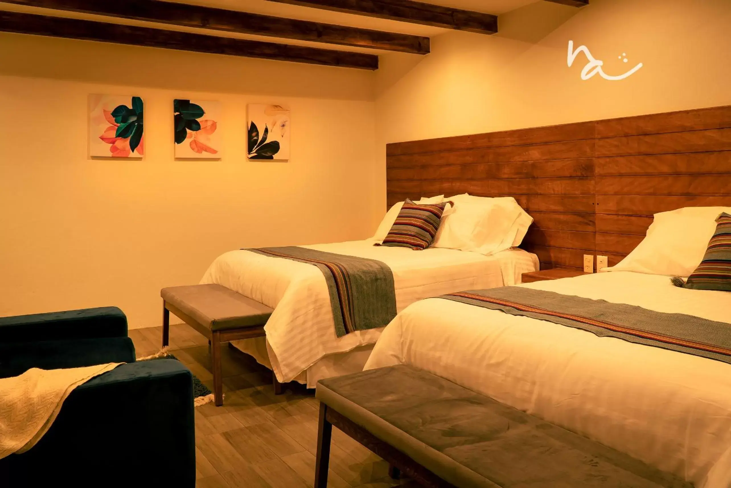 Deluxe Double Room with Two Double Beds in Na Hotel Deluxe Double Room with Two Double Beds in Na Hotel