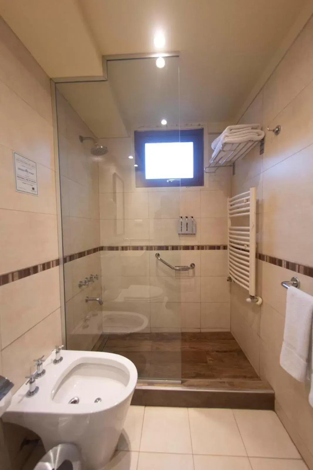 Shower, Bathroom in Del Bosque Apart Hotel