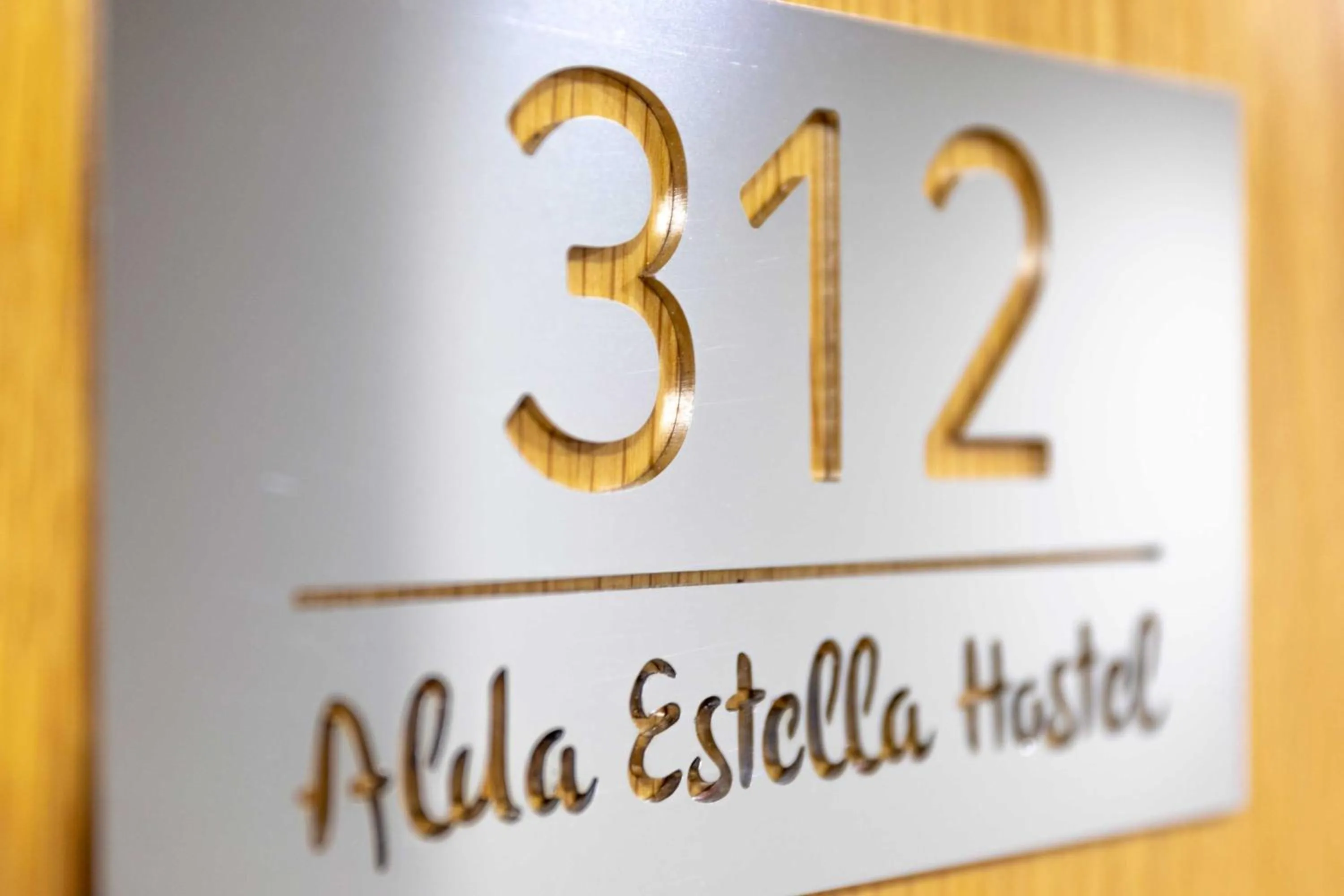 Decorative detail in Alda Estella Hostel