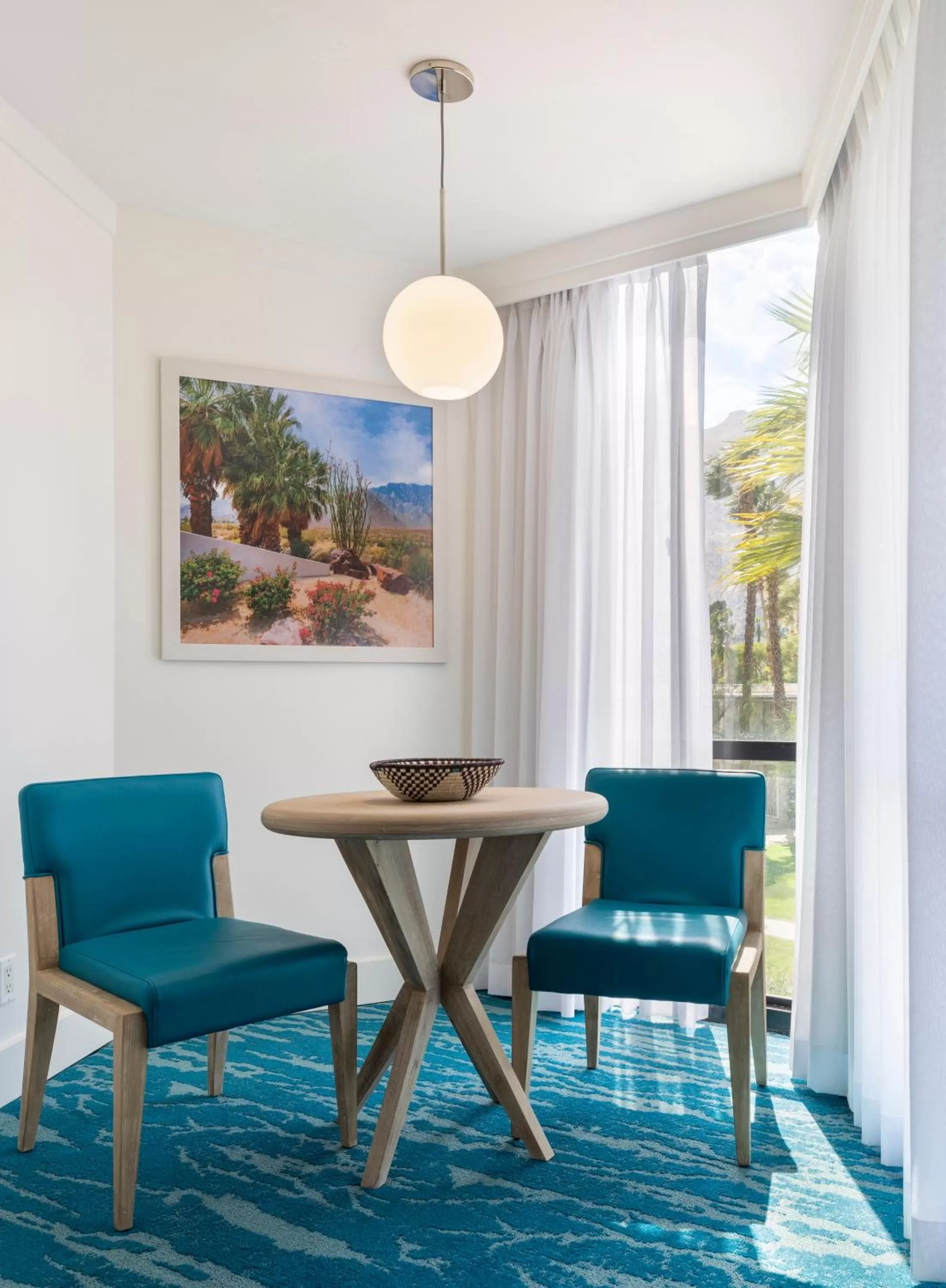 Seating area in Riviera Resort Palm Springs