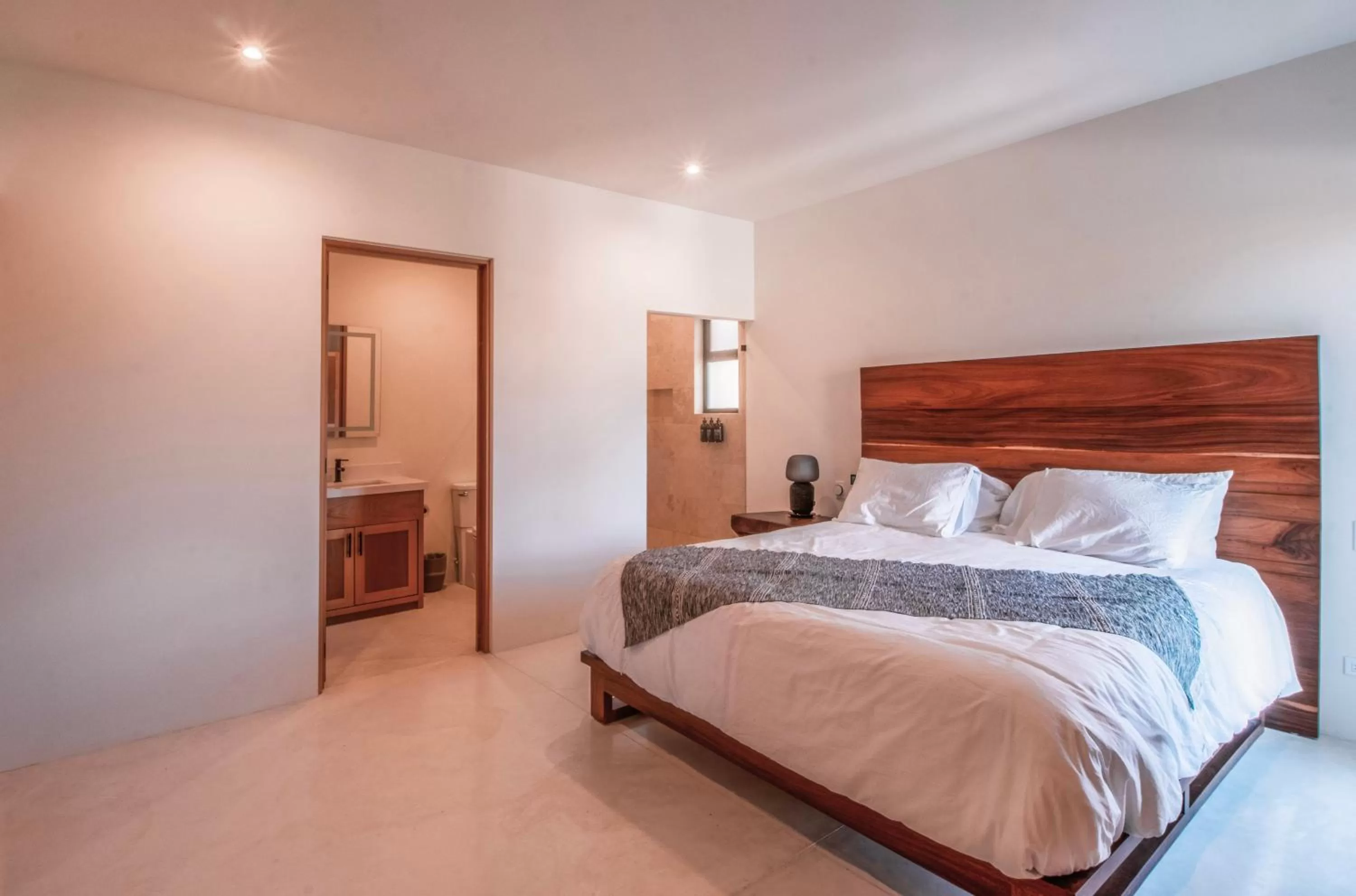 Bed in Cerritos Surf Residences