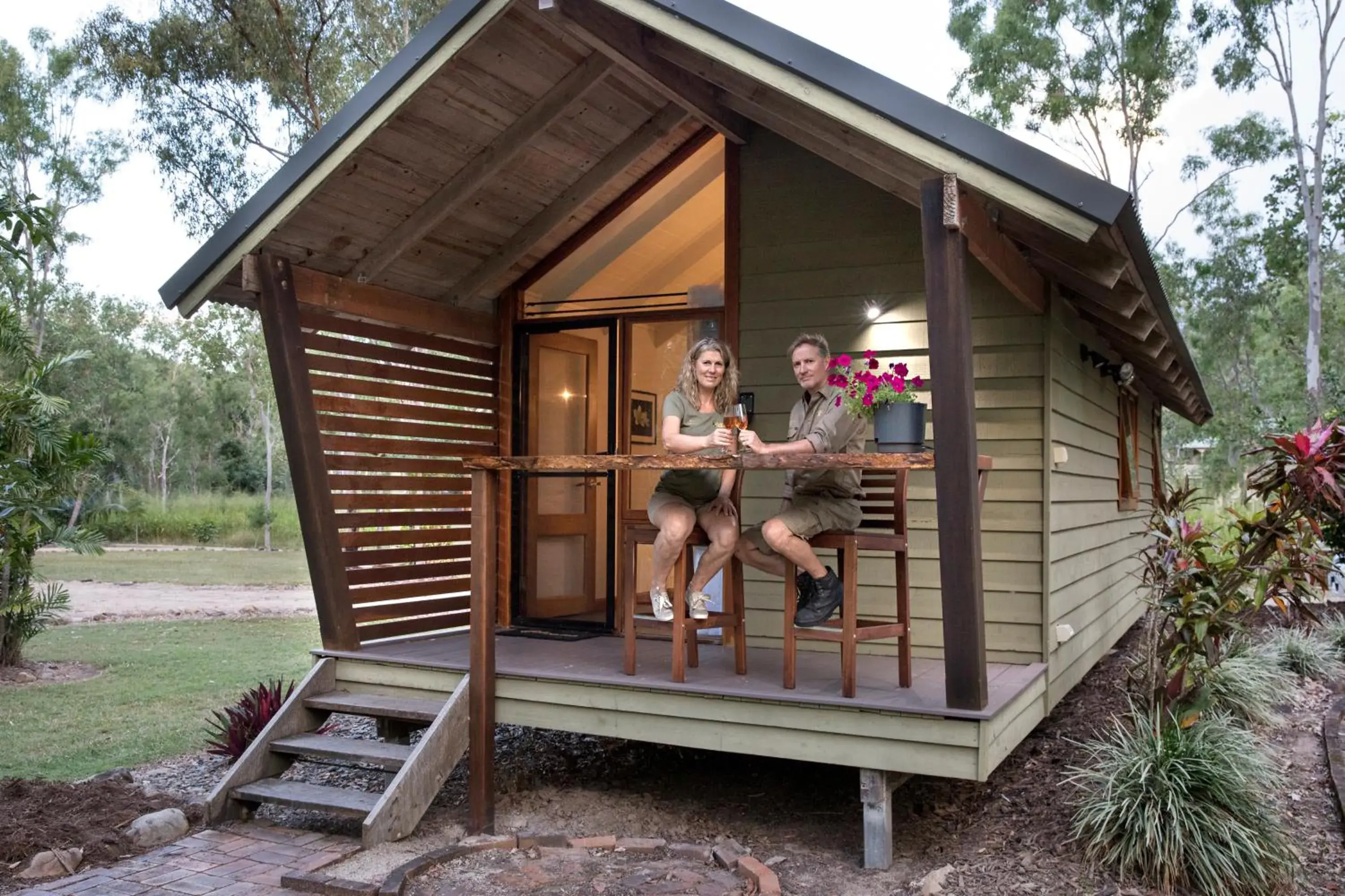 Balcony/Terrace in Airlie Beach Eco Cabins - Adults Only