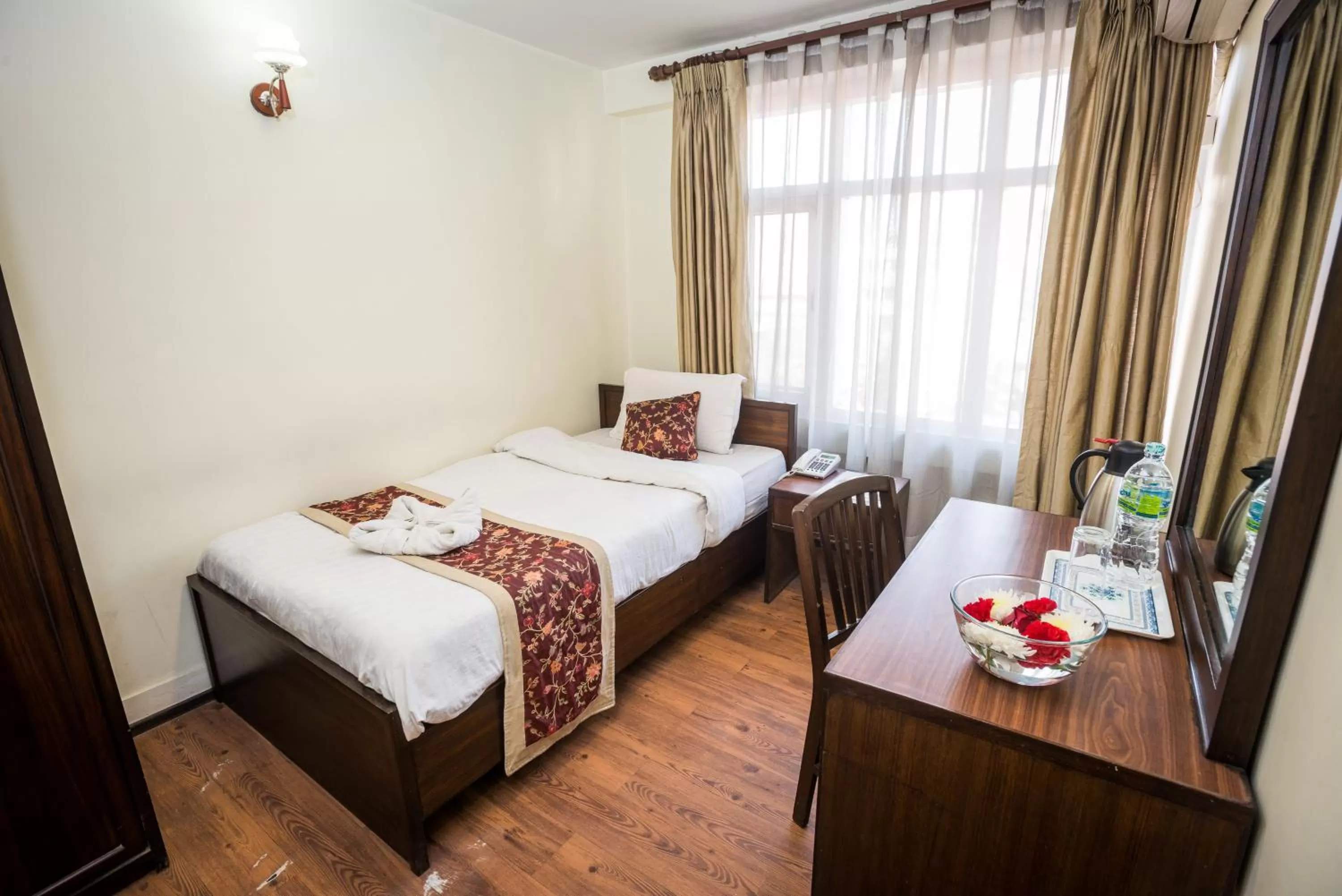 Living room, Bed in Hotel Yambu kathmandu