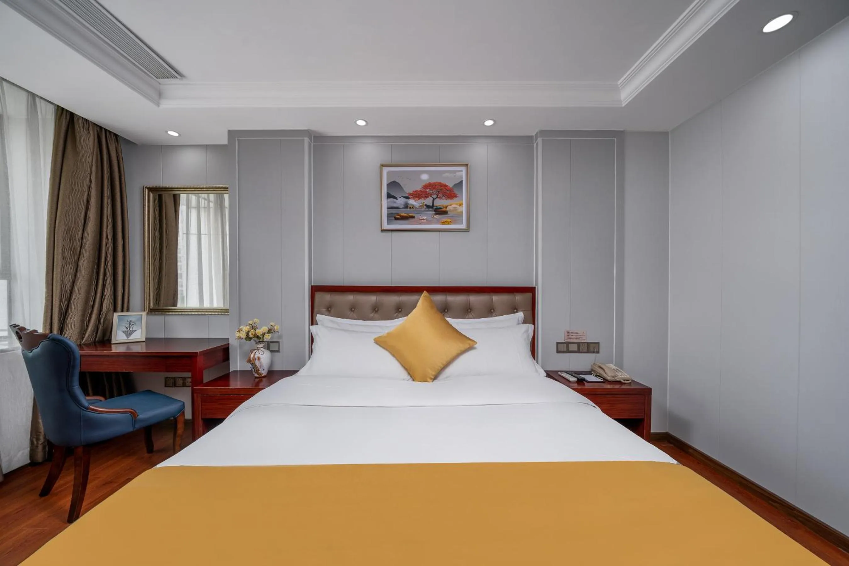 Bed in Guangzhou Shi Liu Hotel