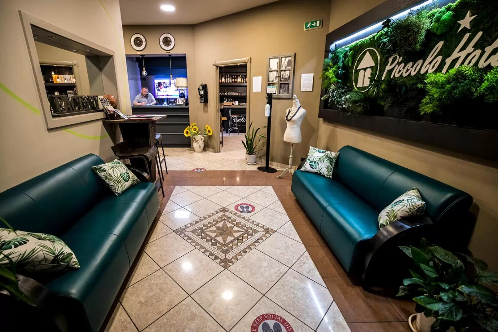 Seating area in Piccolo Hotel Allamano