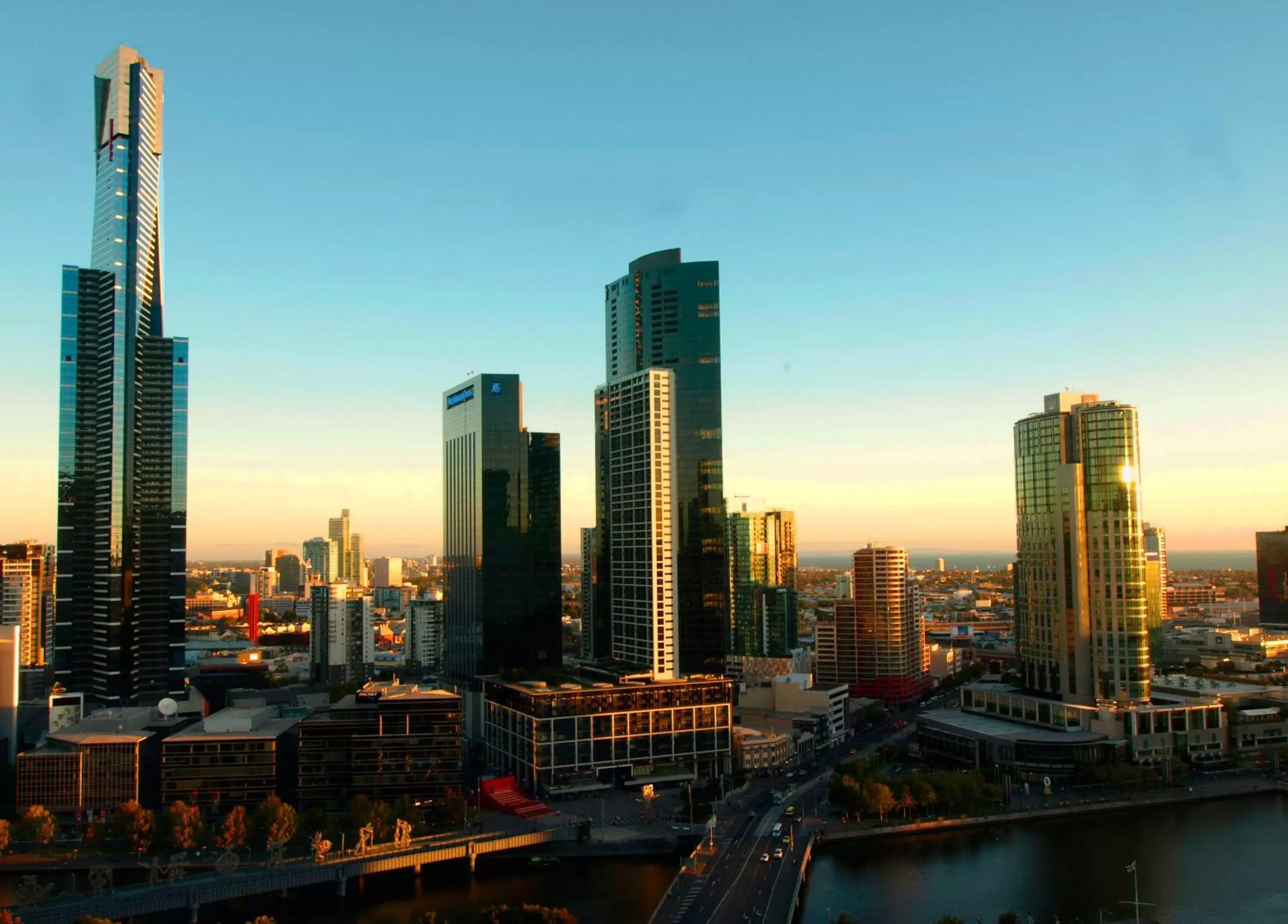 City view in Oaks Melbourne on Market Hotel