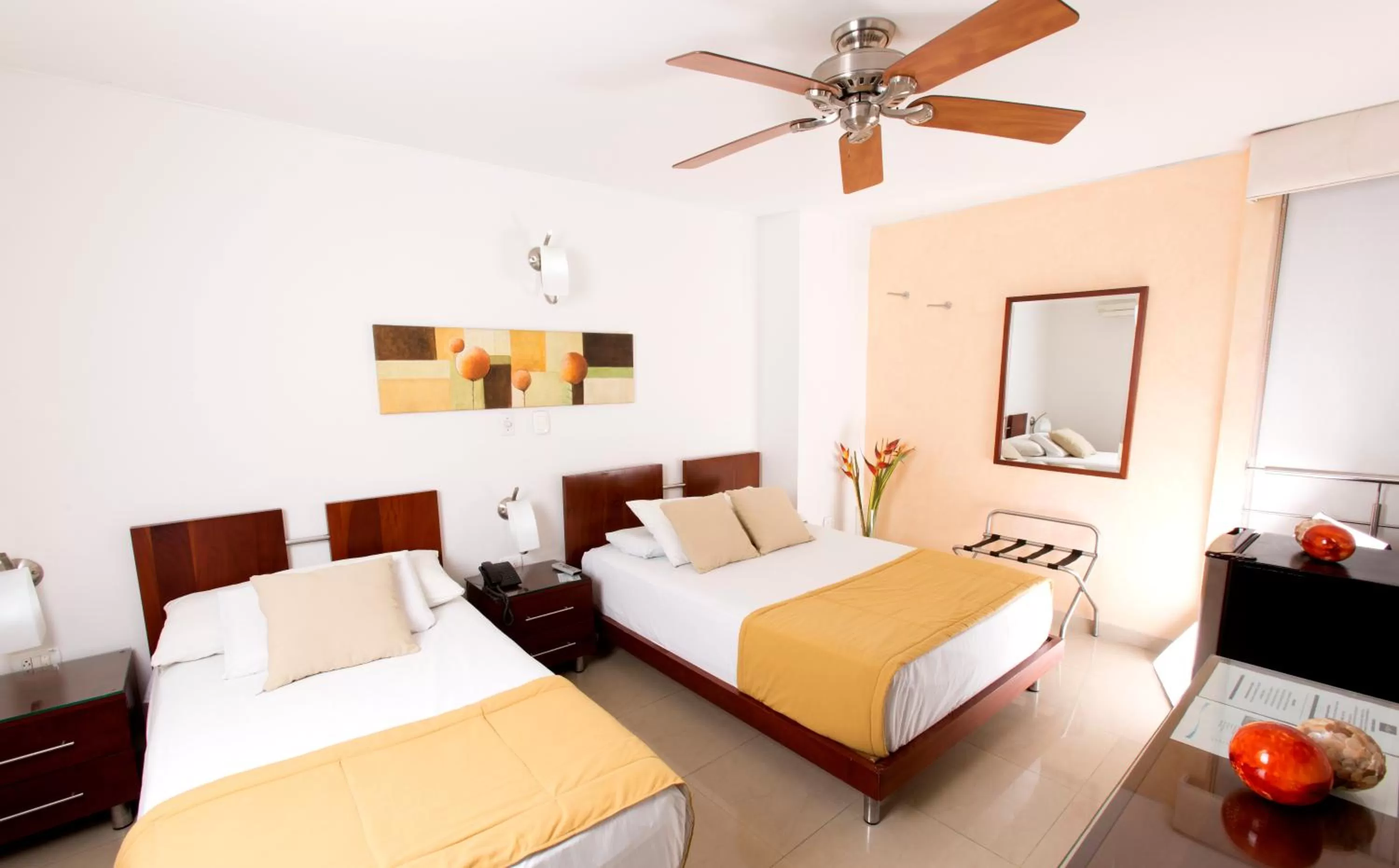 Bed in Atlantis Plaza Hotel Cúcuta