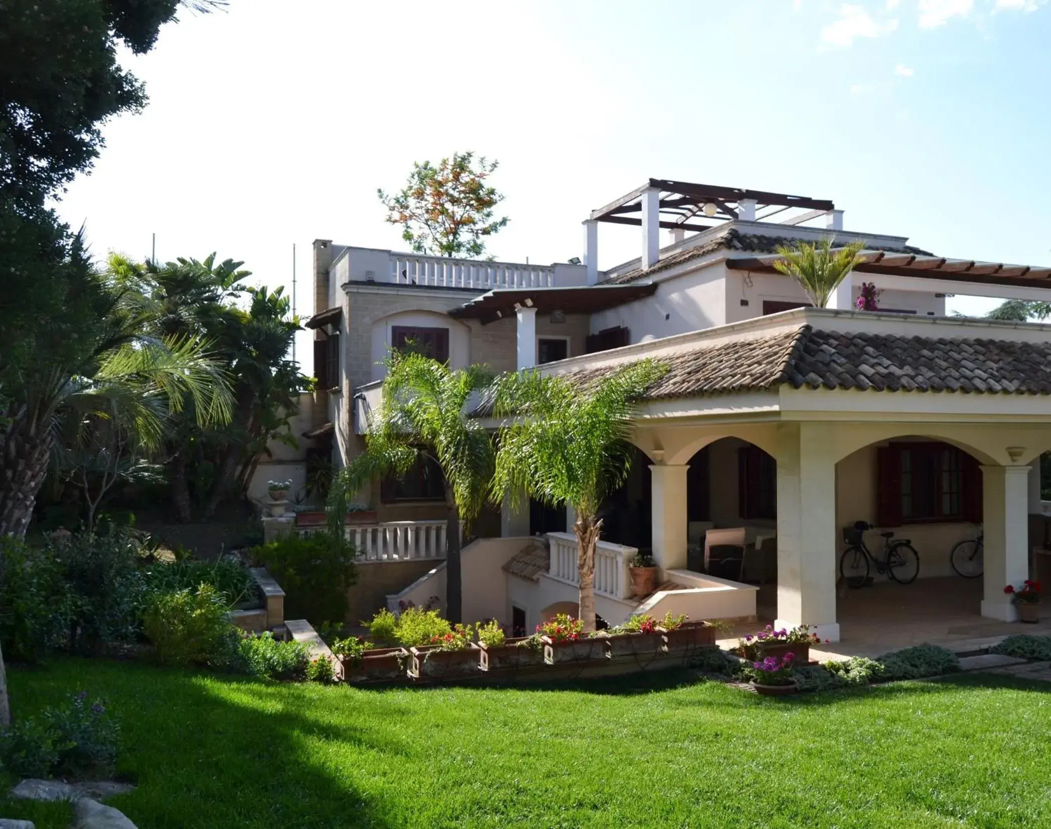 Bird's eye view, Garden in Villa Ethnic Chic