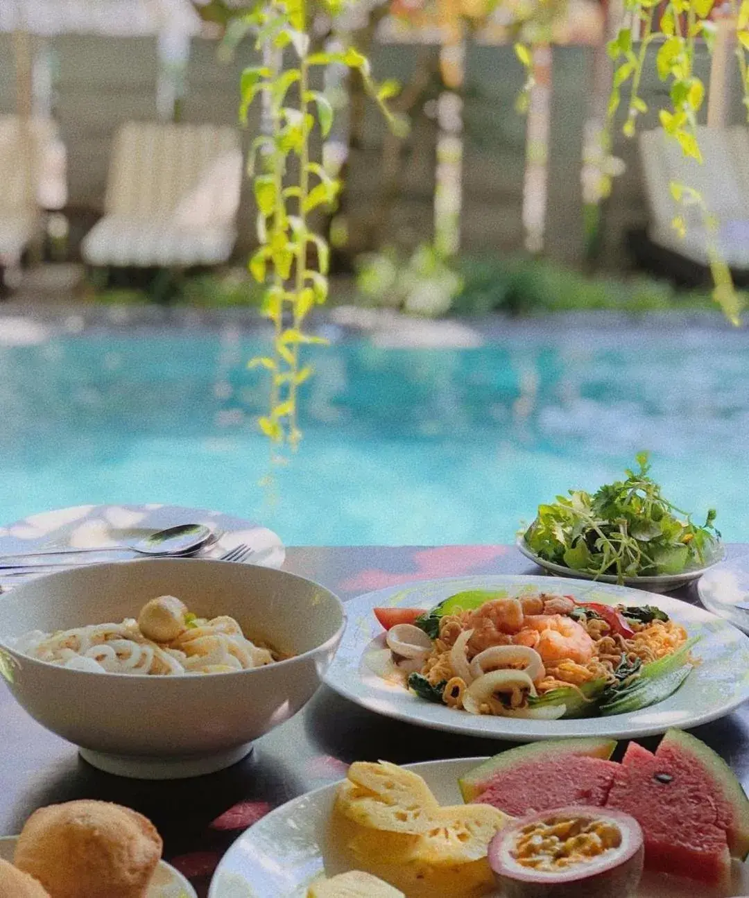 Breakfast, Swimming Pool in Dai An Phu Villa