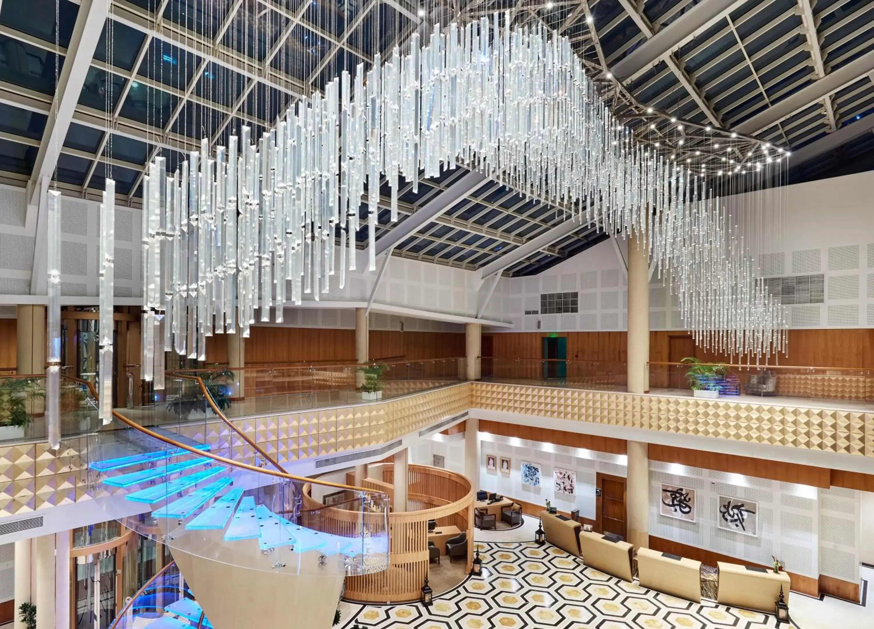 Lobby or reception in InterContinental Doha The City by IHG Lobby or reception in InterContinental Doha The City by IHG