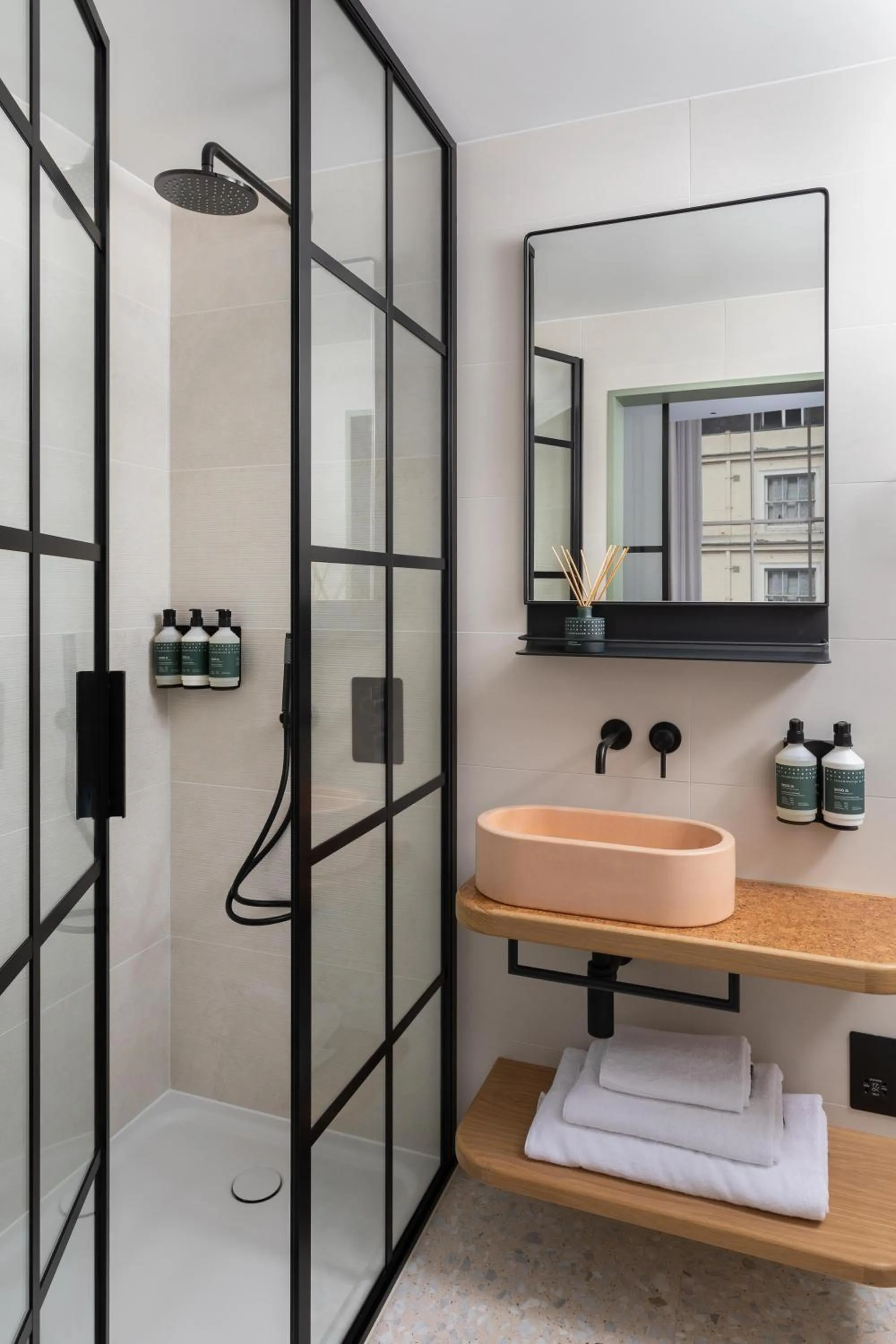 Bathroom in Inhabit Queen's Gardens, a Member of Design Hotels