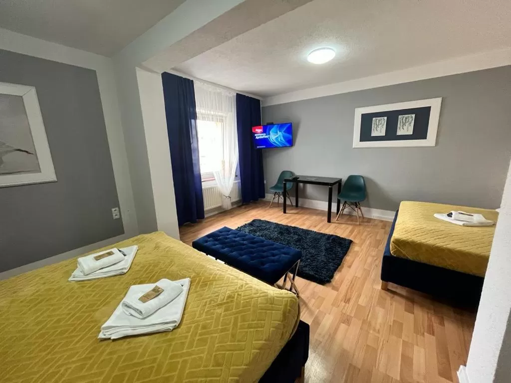 Photo of the whole room, Bed in Great Polonia Strzegom City Center